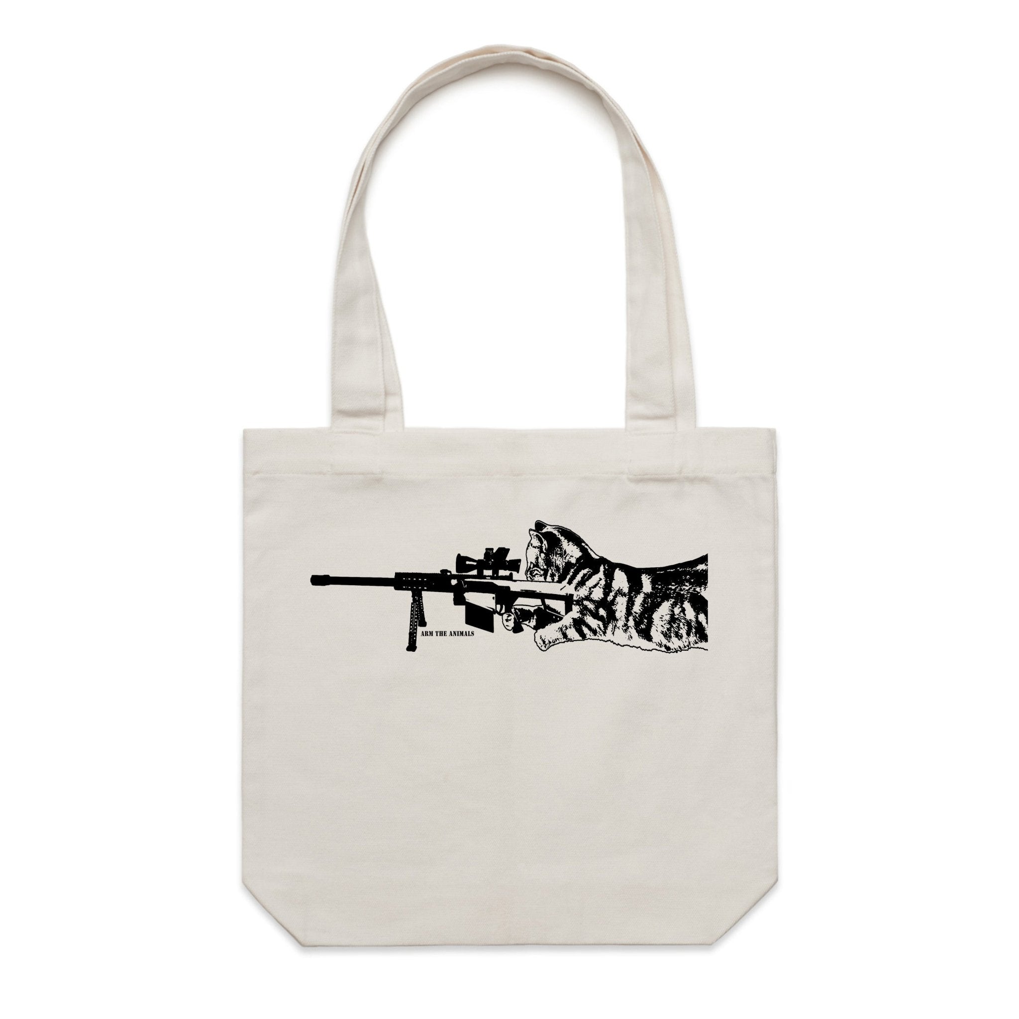 Accessory | Scout Snipurr | Canvas Tote - Arm The Animals Clothing LLC
