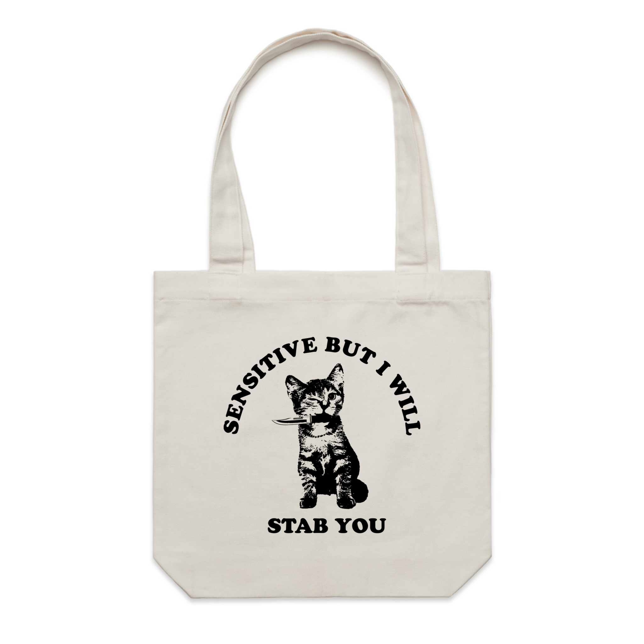 Accessory | Sensitive | Canvas Tote - Arm The Animals Clothing LLC