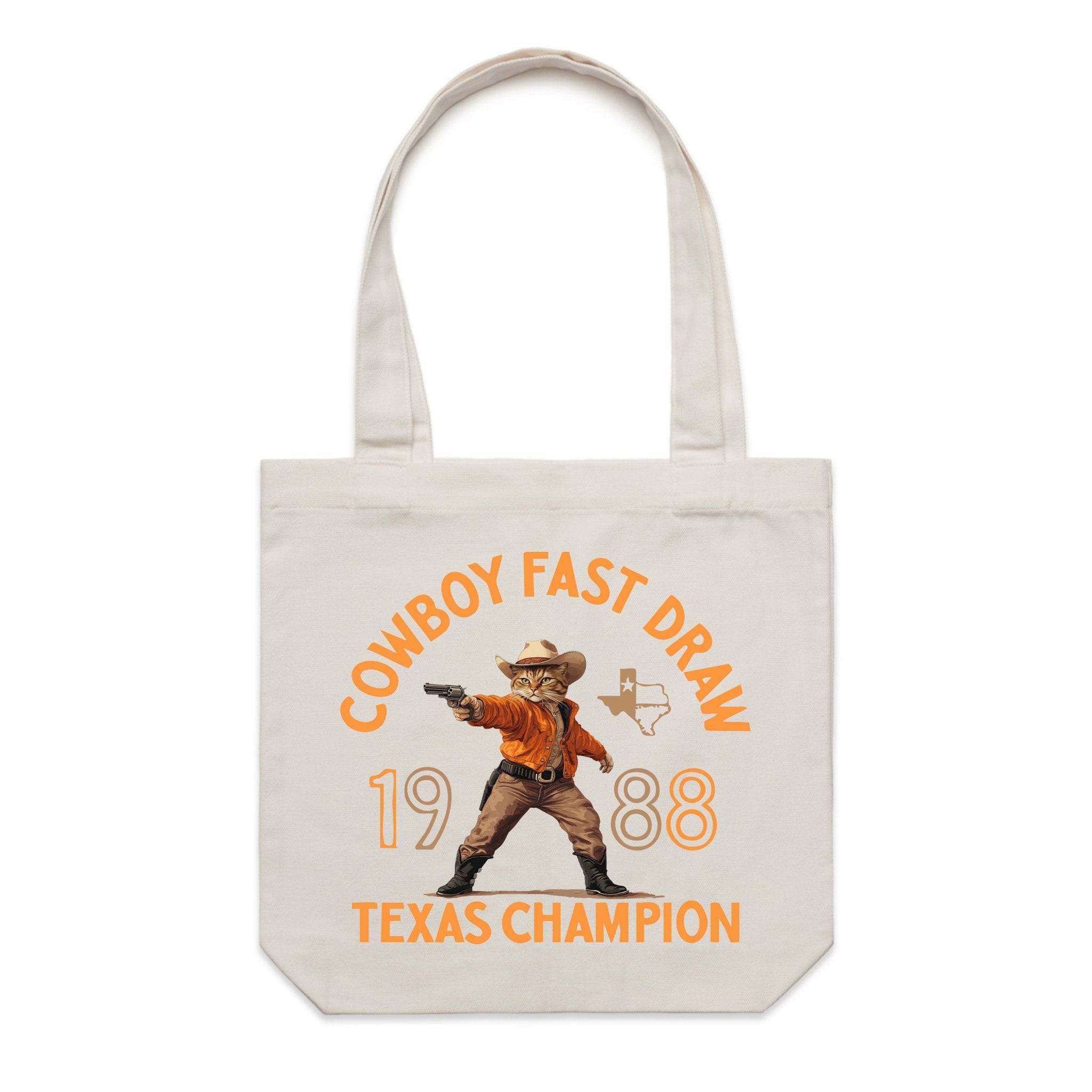 Accessory | Texas Standoff | Canvas Tote - Arm The Animals Clothing LLC