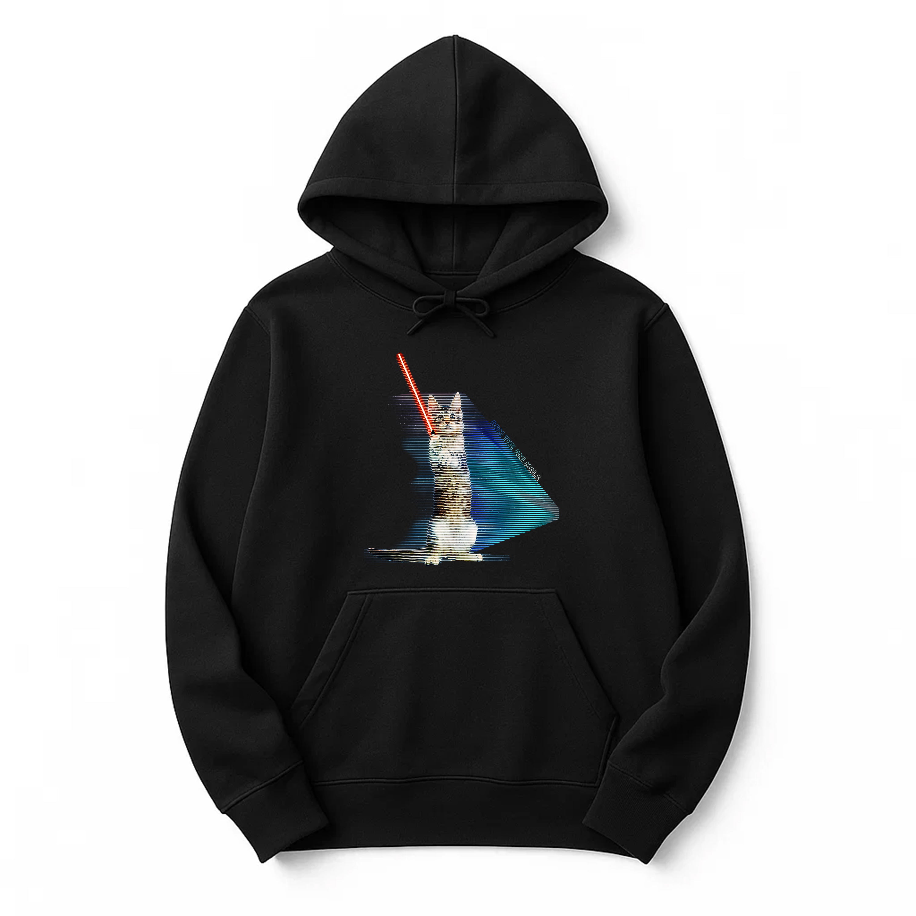 Unisex | Hologram Battle Cat | Pullover Hoodie