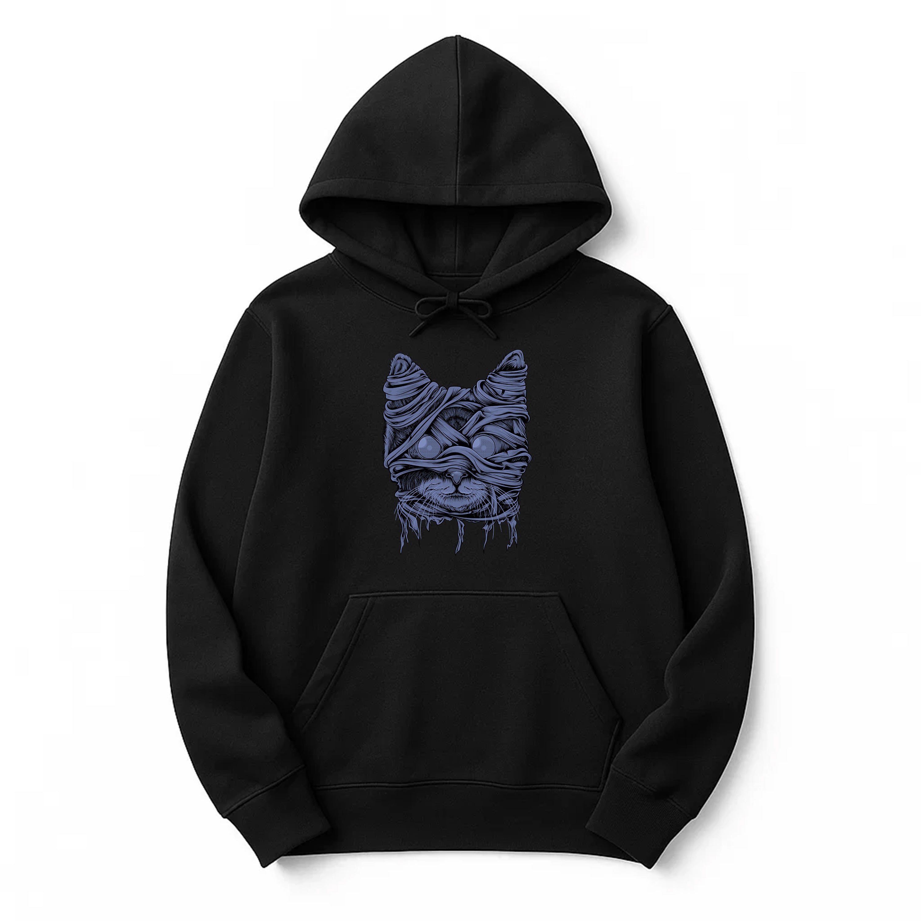 Unisex | Zombie Mummy Cat | Pullover Hoodie