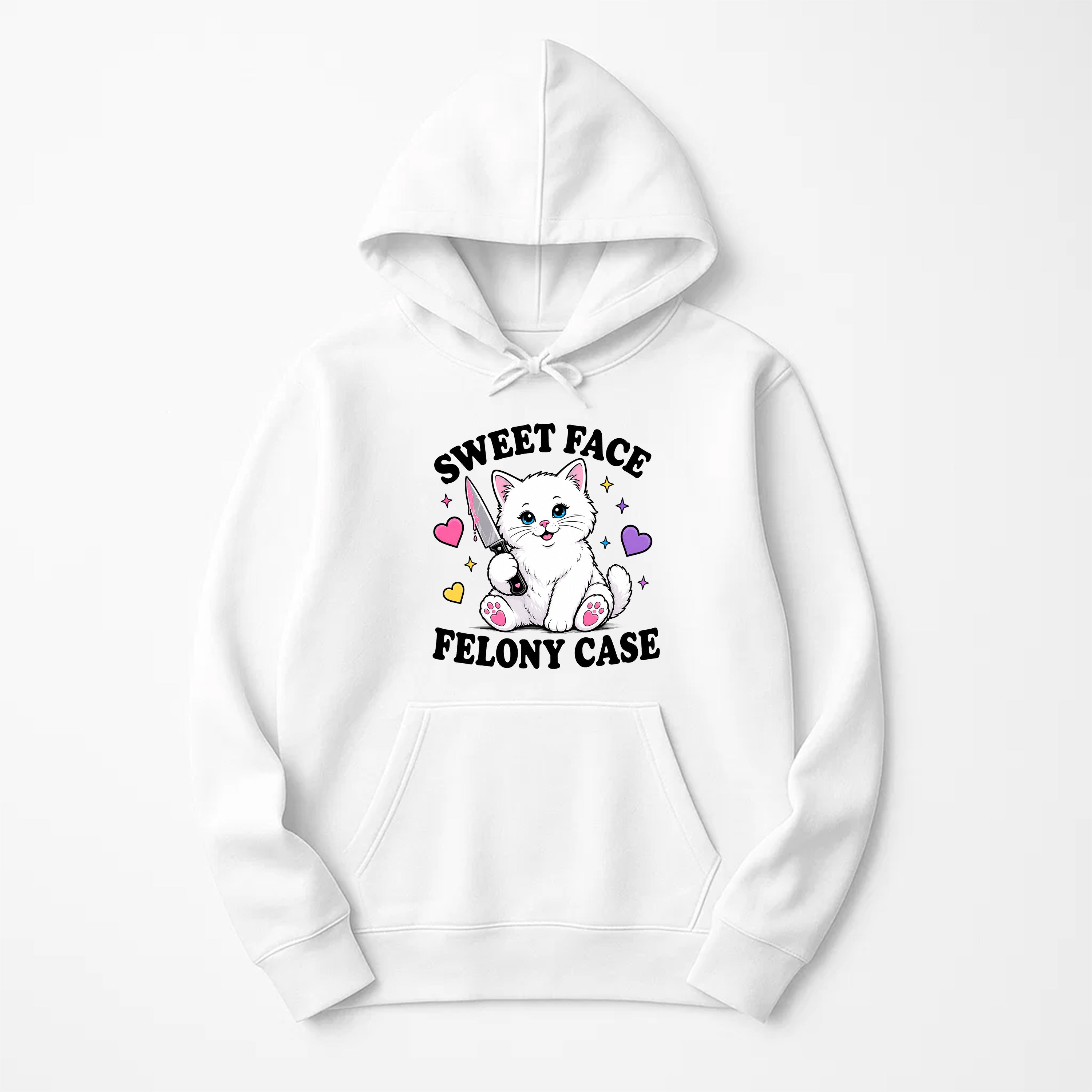 Unisex | Sweet Face Felony Case | Pullover Hoodie