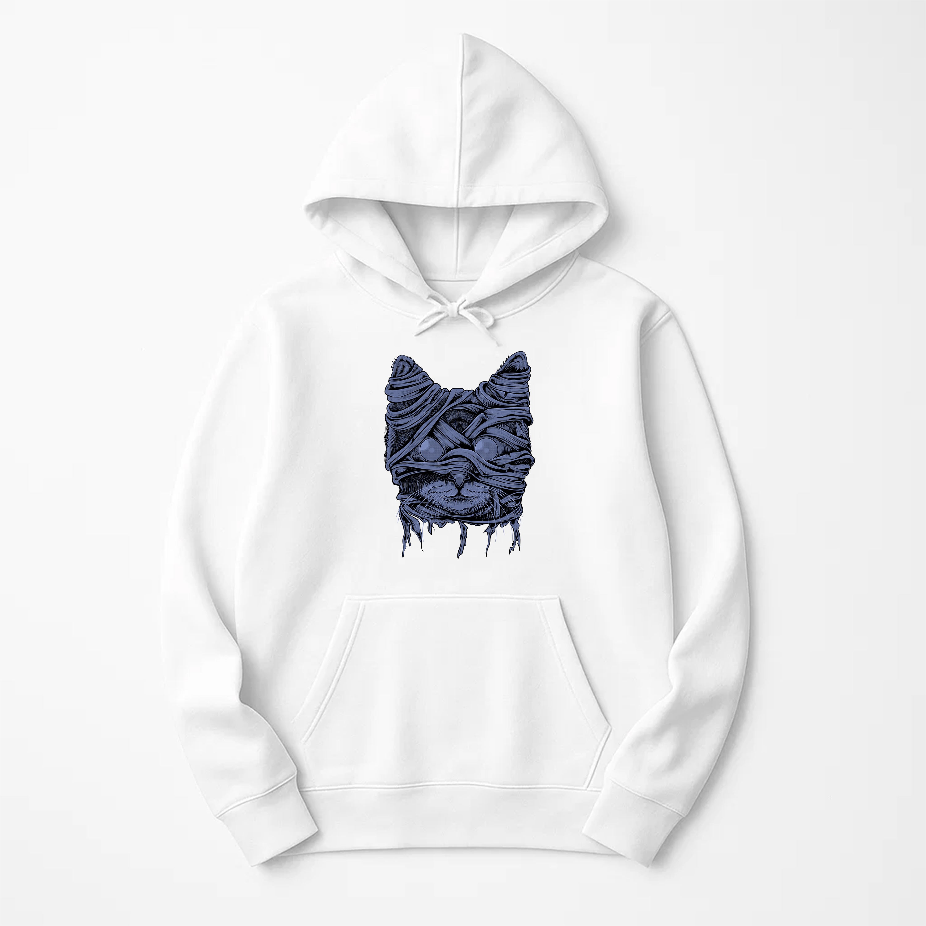 Unisex | Zombie Mummy Cat | Pullover Hoodie