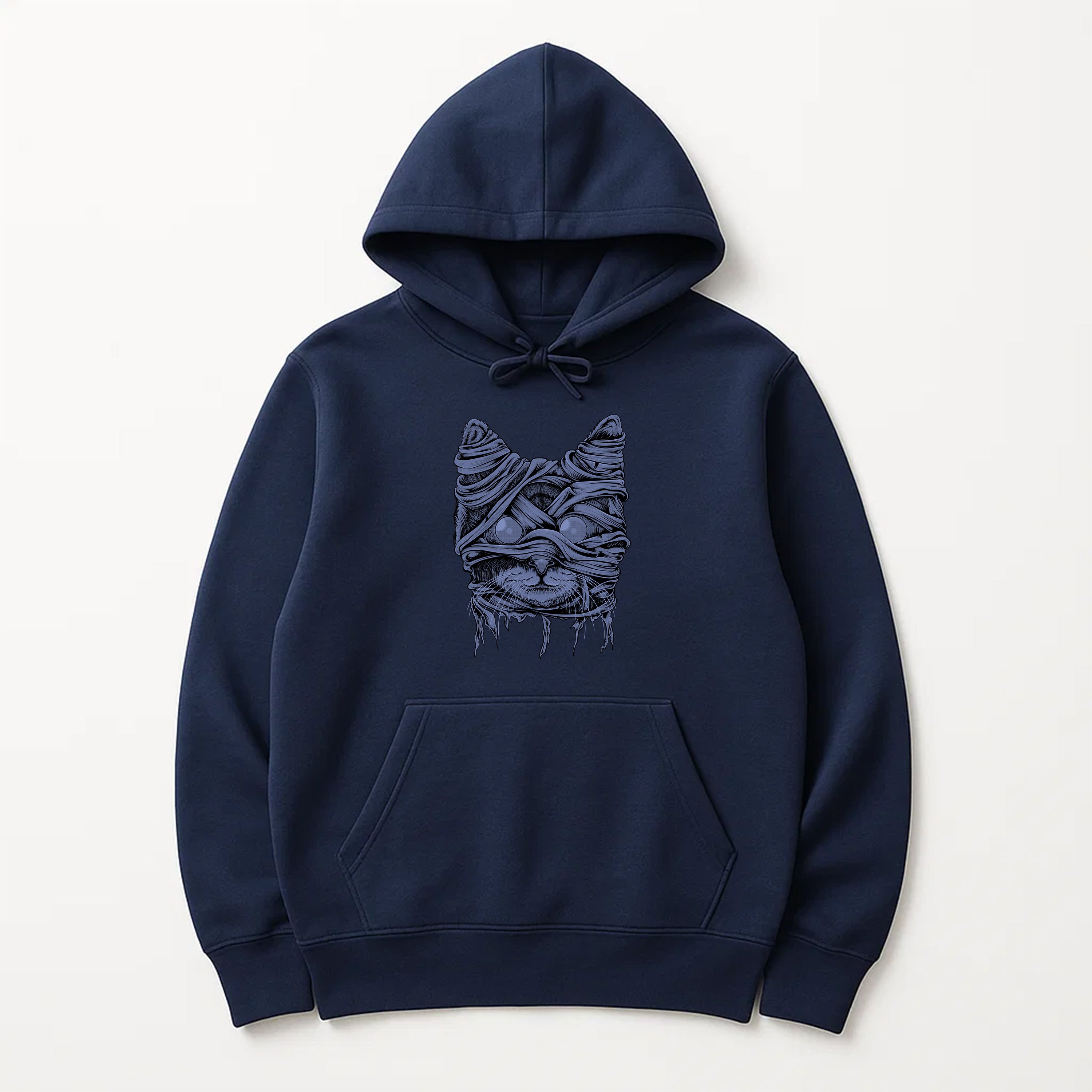 Unisex | Zombie Mummy Cat | Pullover Hoodie