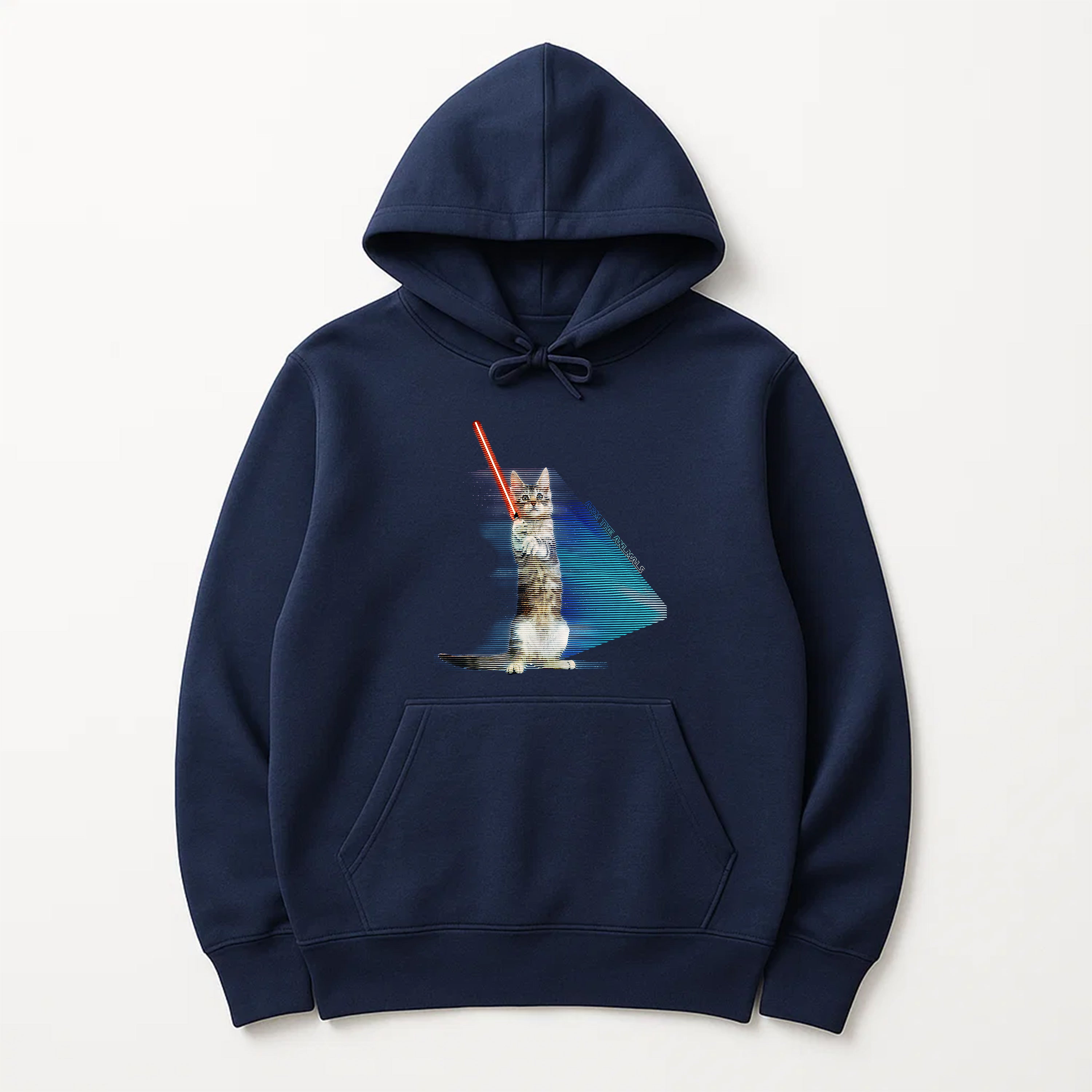 Unisex | Hologram Battle Cat | Pullover Hoodie