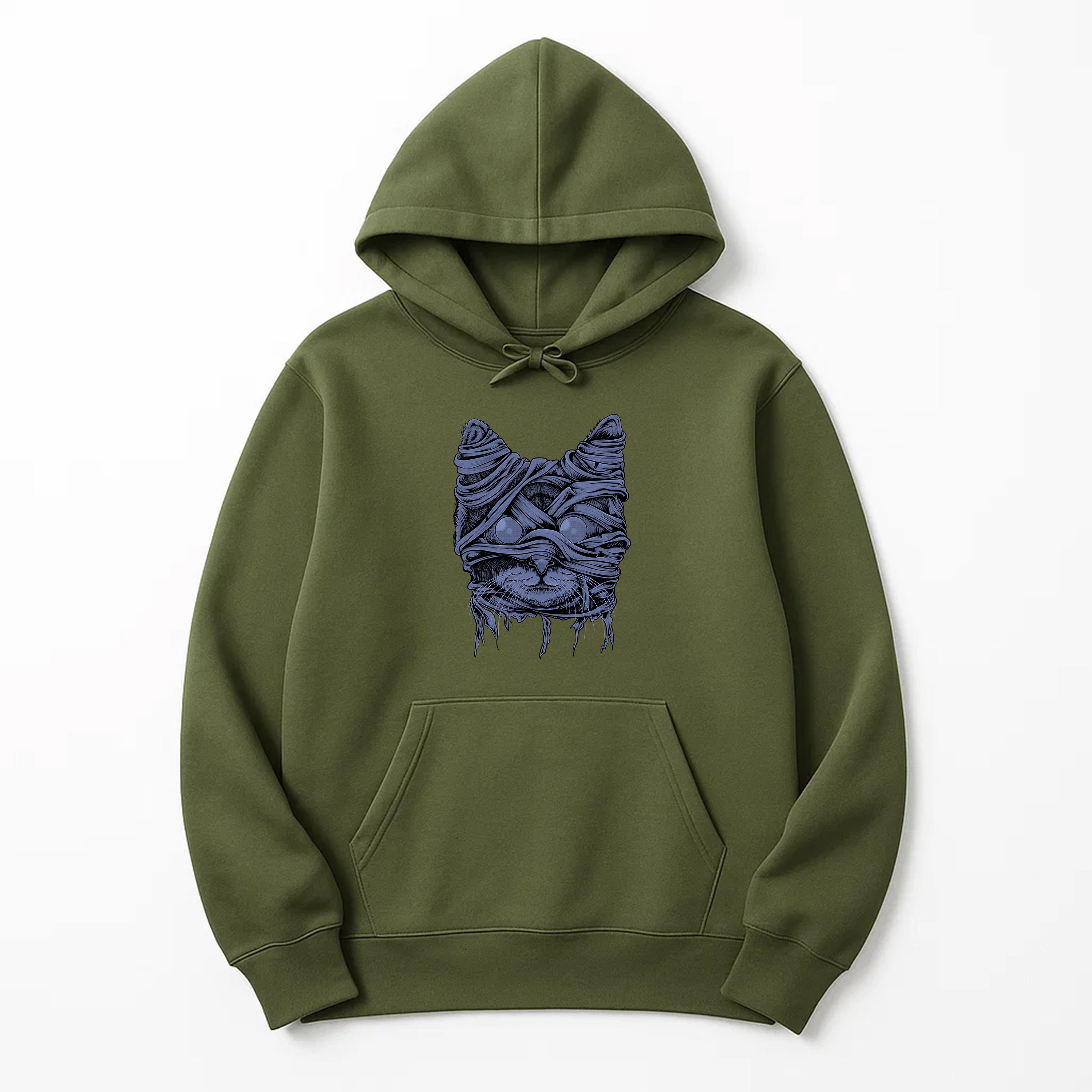 Unisex | Zombie Mummy Cat | Pullover Hoodie