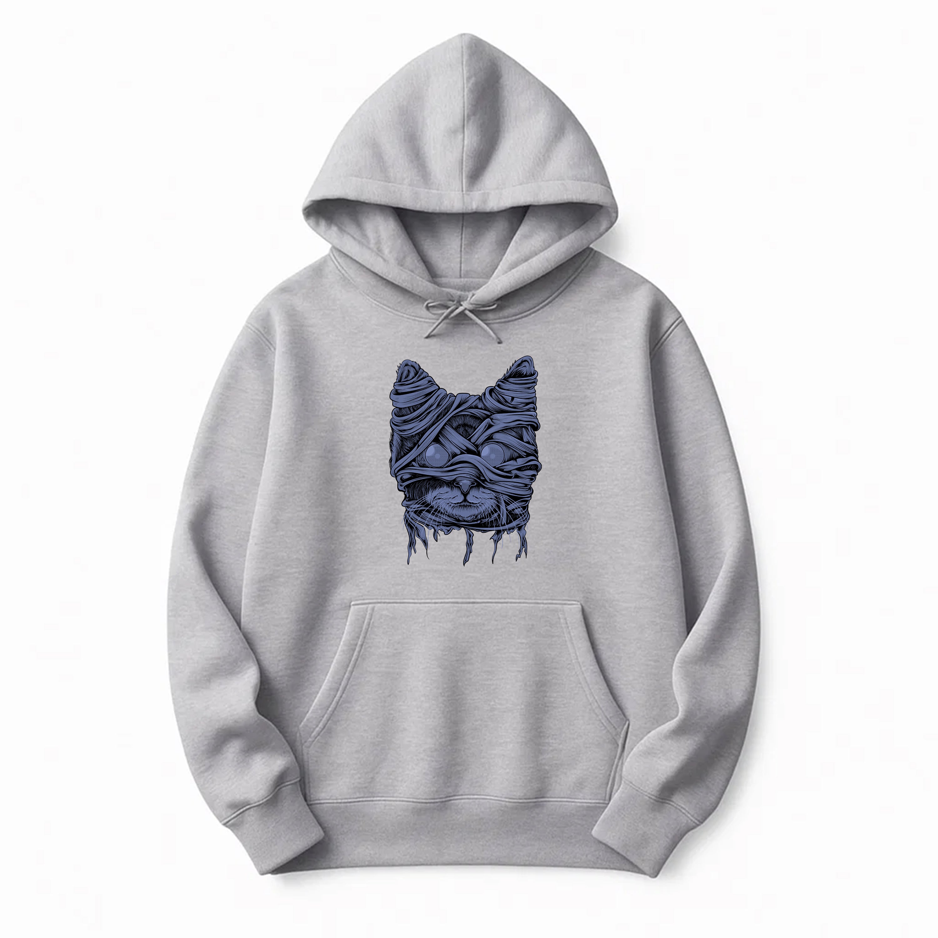 Unisex | Zombie Mummy Cat | Pullover Hoodie