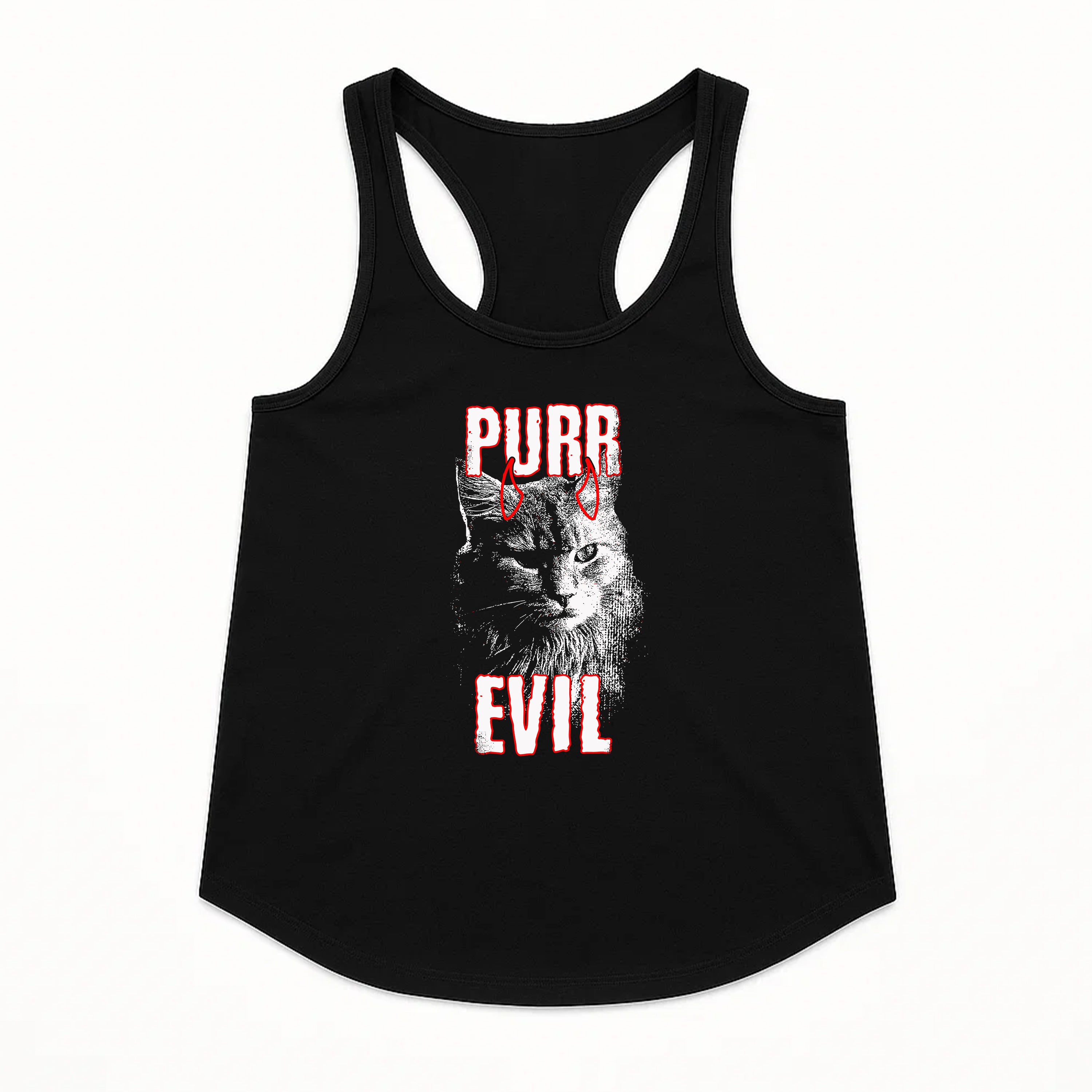 Women's | Purr Evil | Racerback Tank