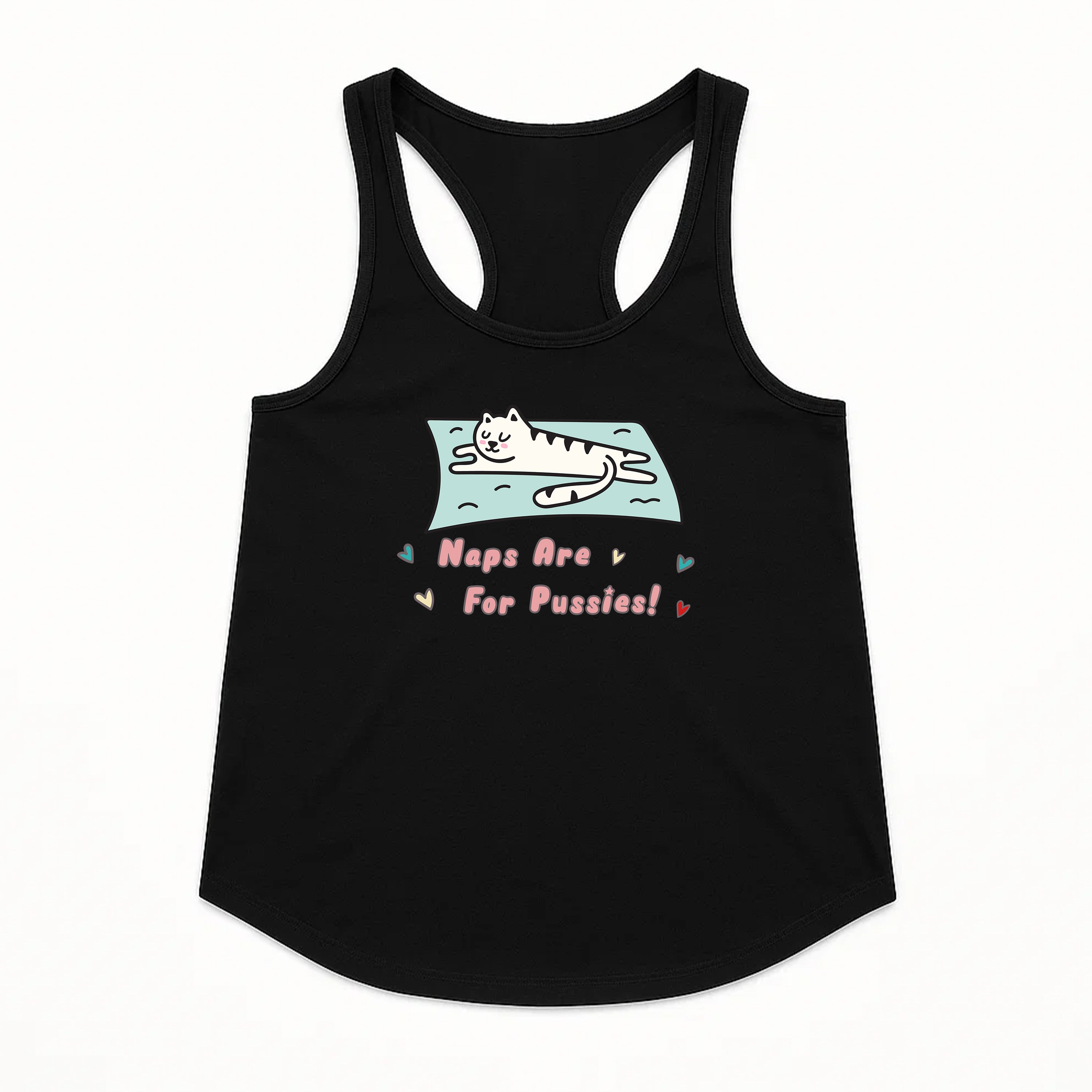 Women's | Naps Are For Pussies | Racerback Tank