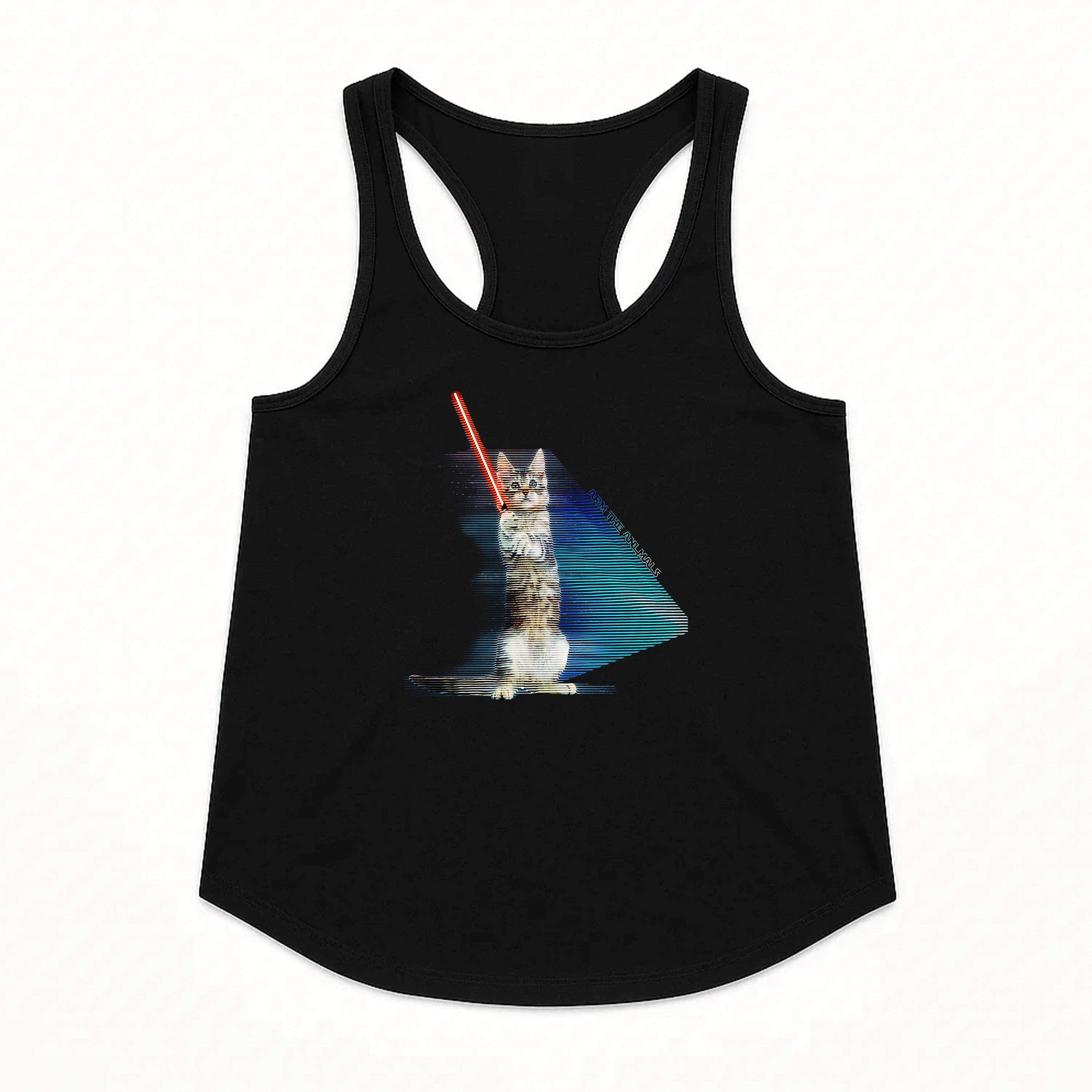 Women's | Hologram Battle Cat | Racerback Tank