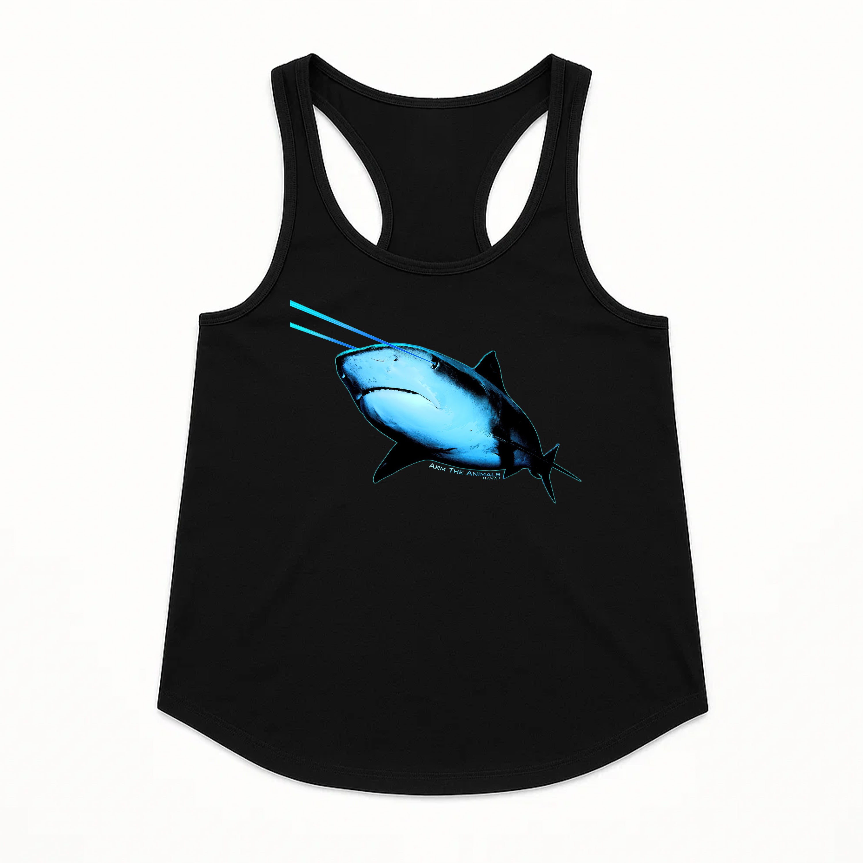 Women's | Laser Eye Shark | Racerback Tank