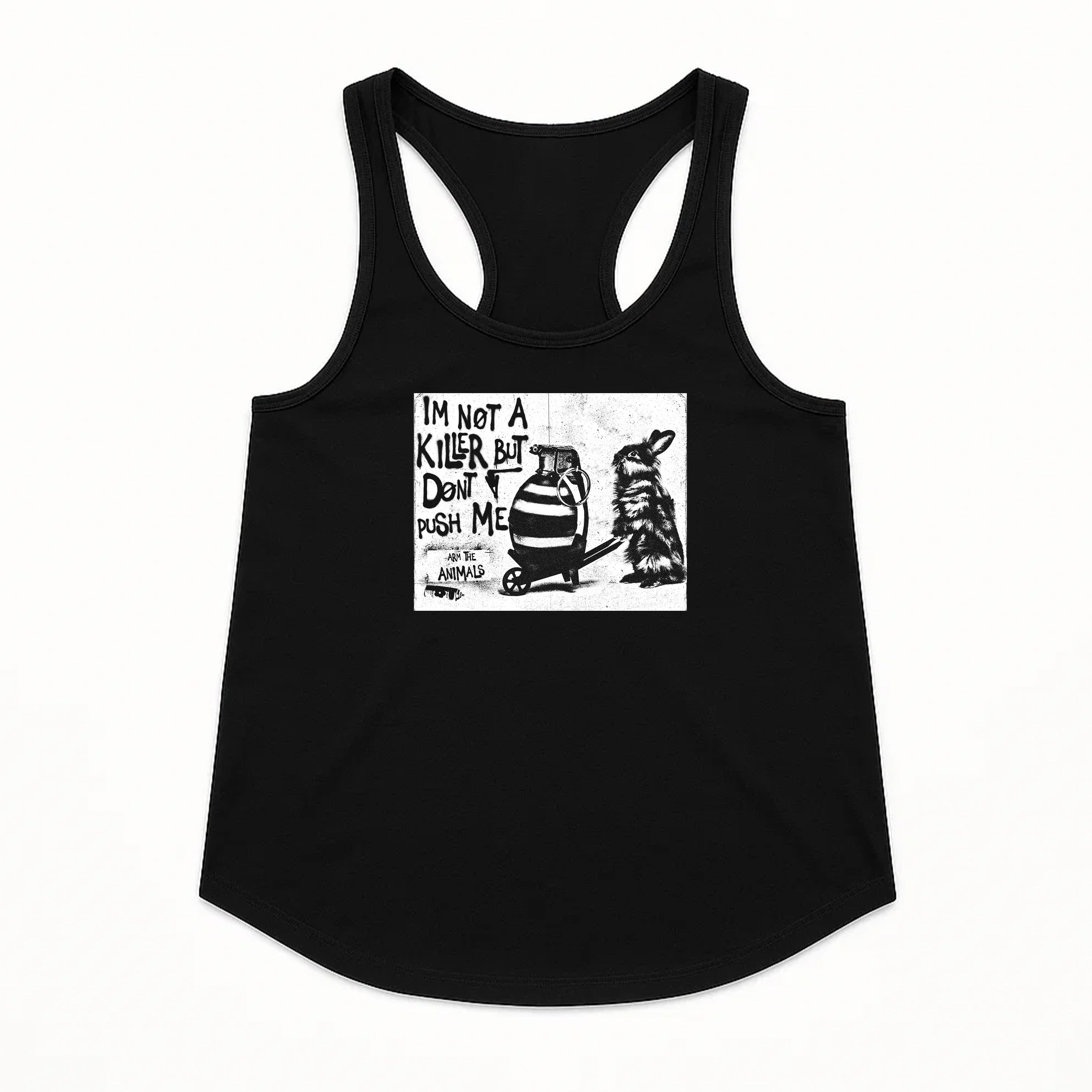Women's | Don't Push Me | Racerback Tank