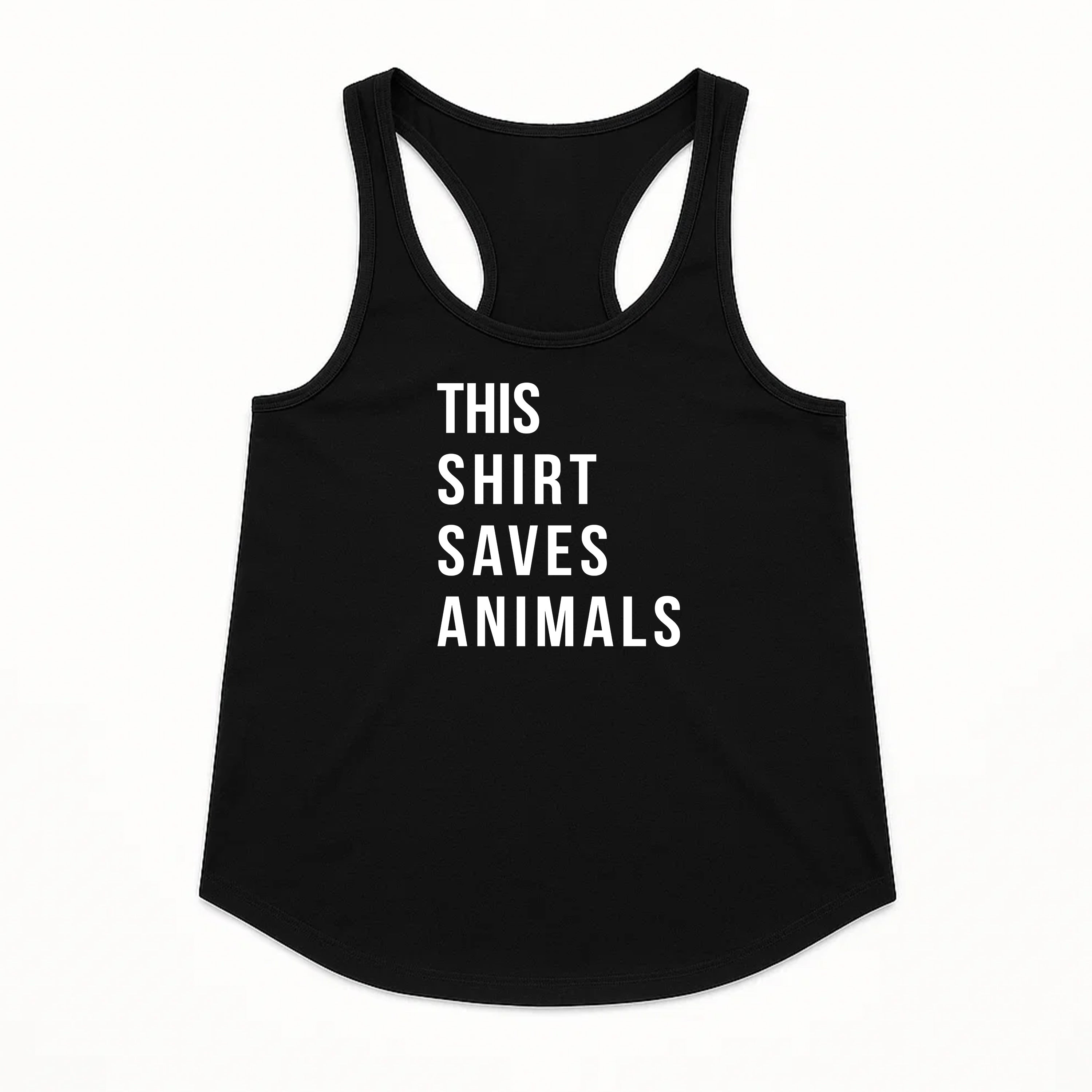Women's | This Shirt Saves Animals | Racerback Tank