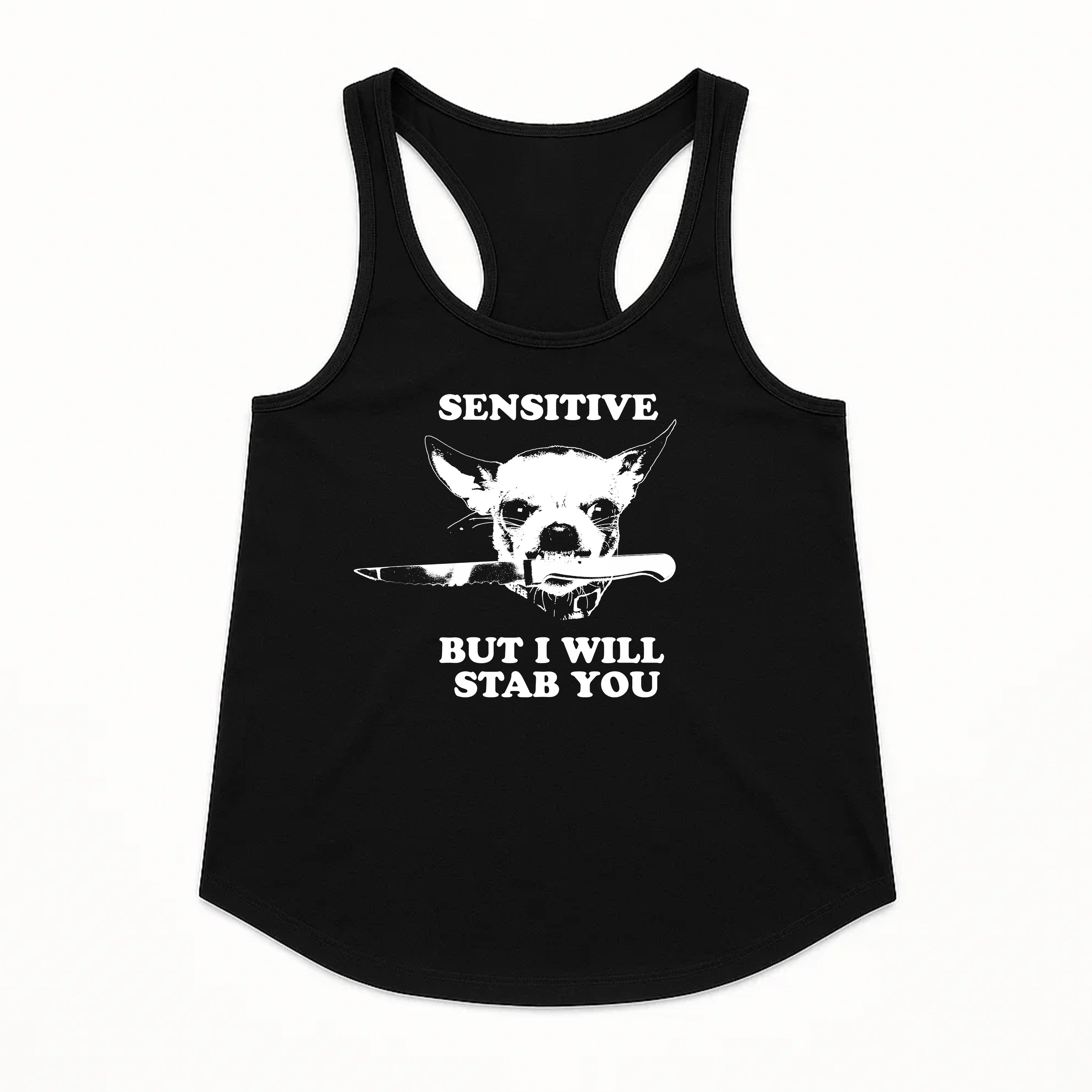 Women's | Sensitive (Dog) | Racerback Tank