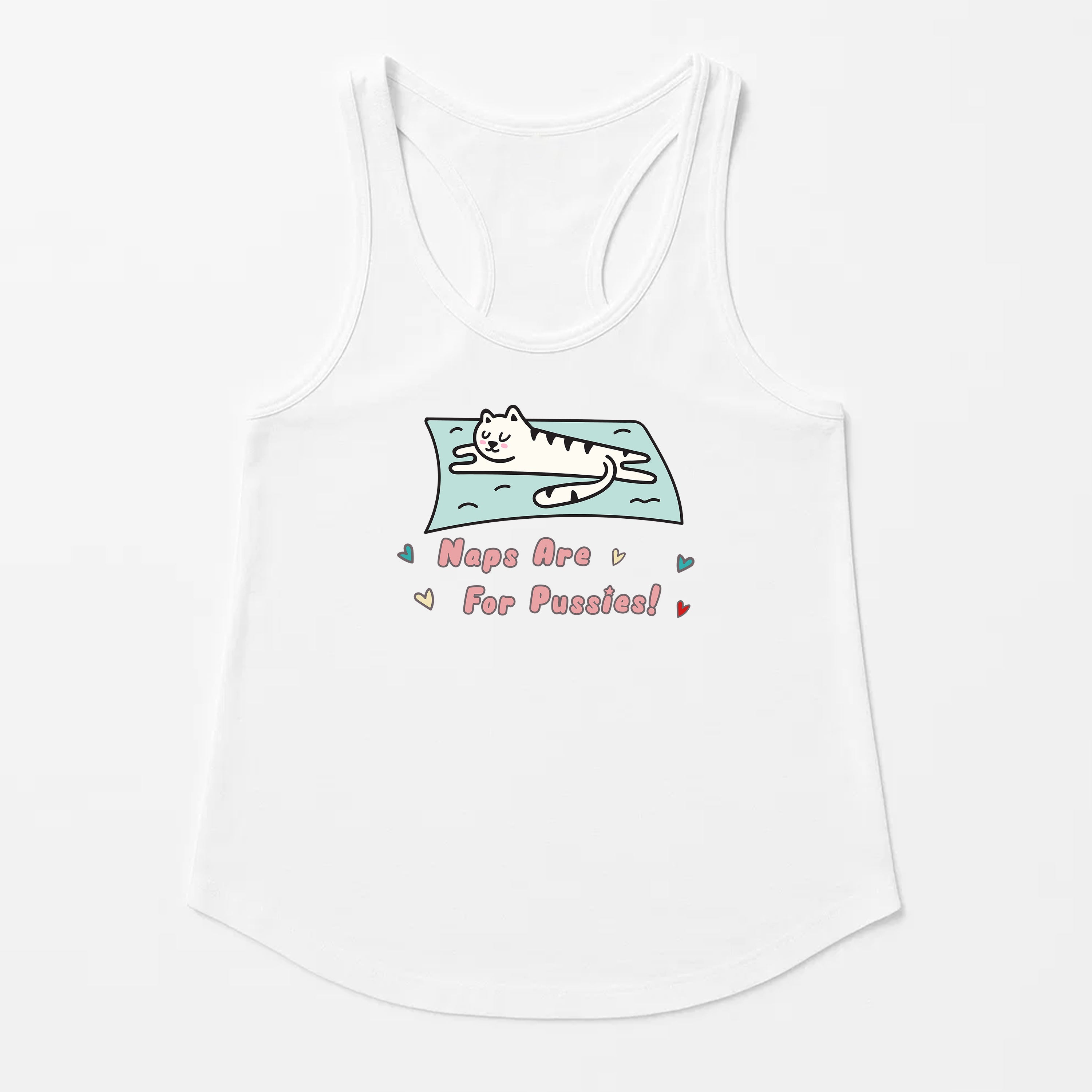 Women's | Naps Are For Pussies | Racerback Tank