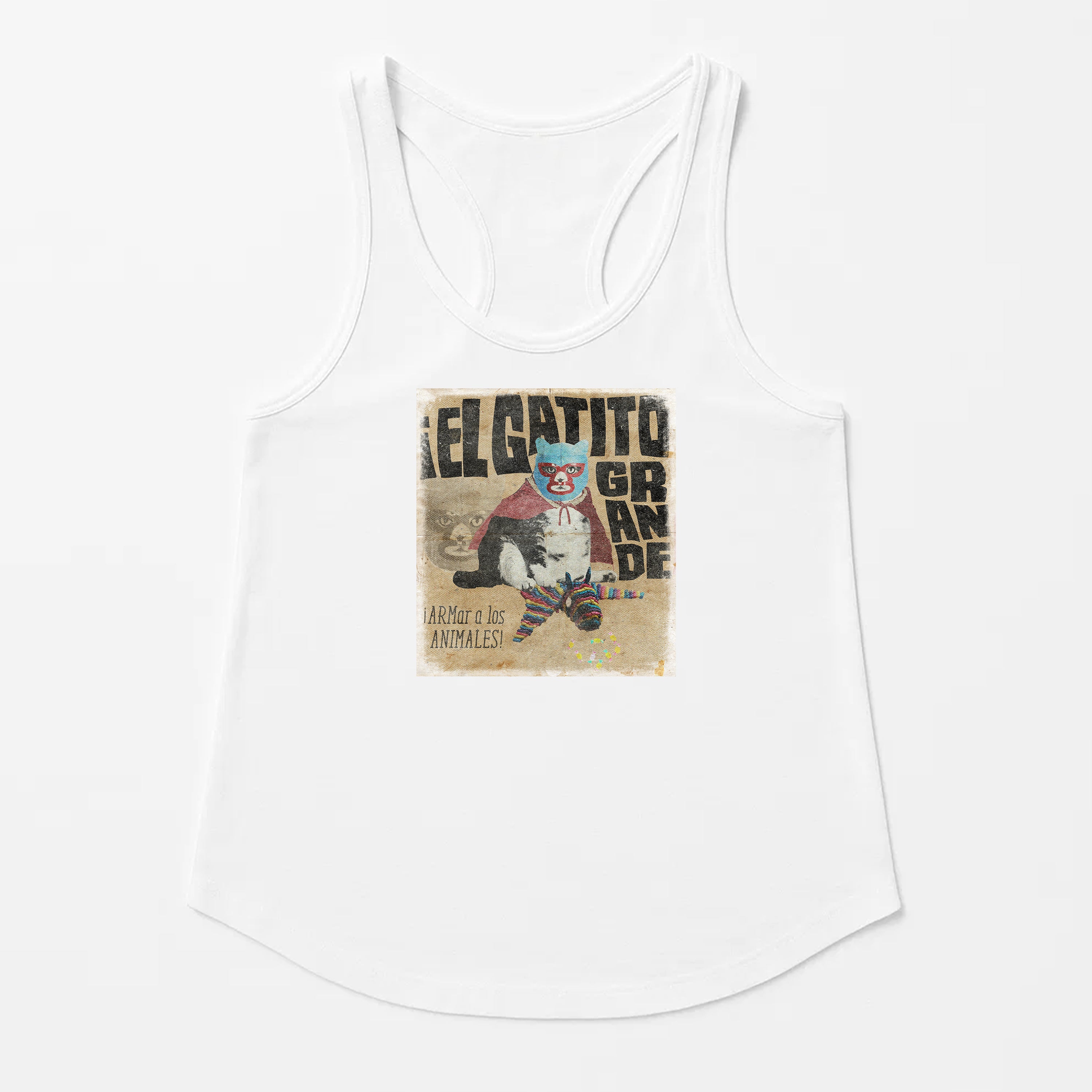 Women's | El Gatito Grande | Racerback Tank