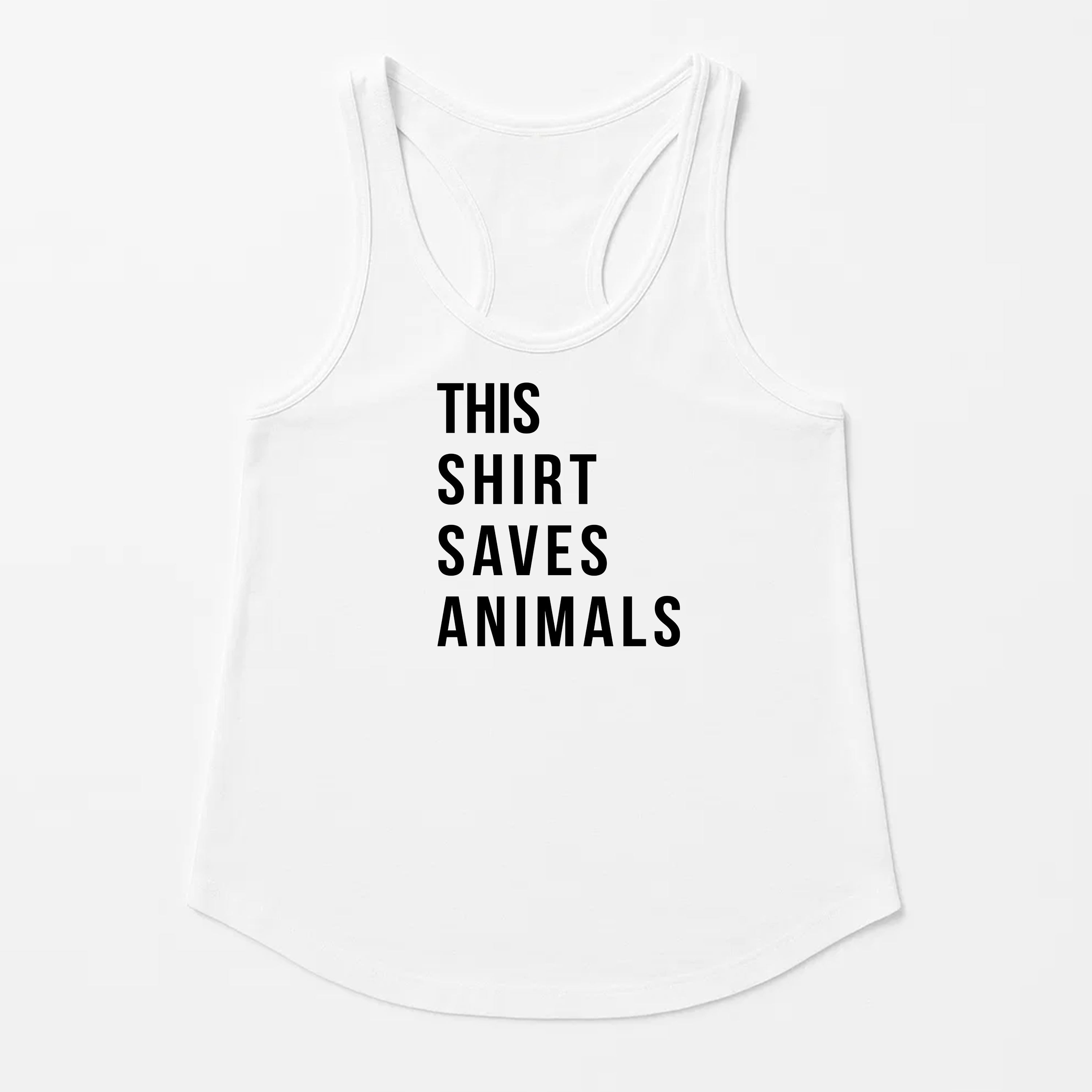 Women's | This Shirt Saves Animals | Racerback Tank