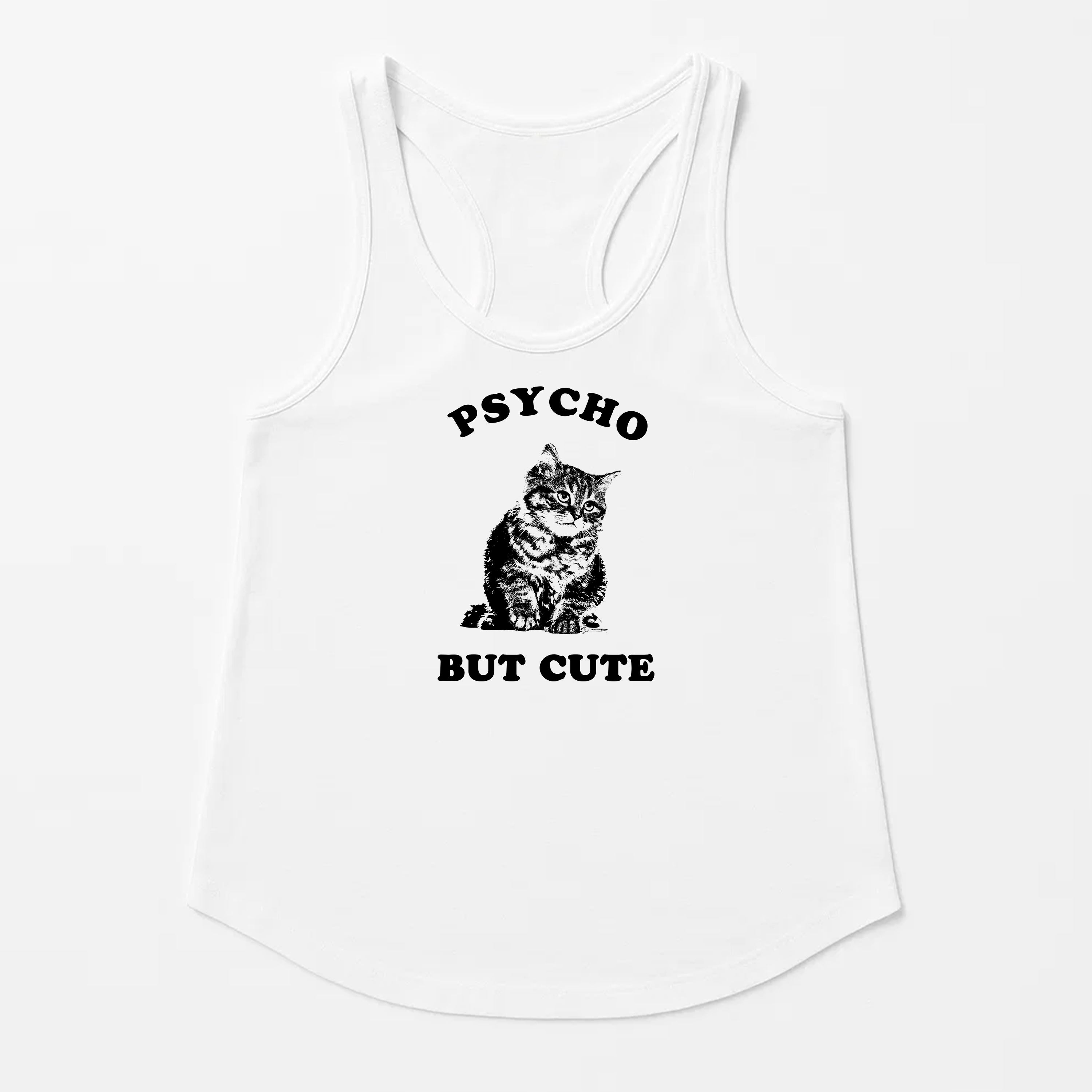 Women's | Cute But Psycho | Racerback Tank