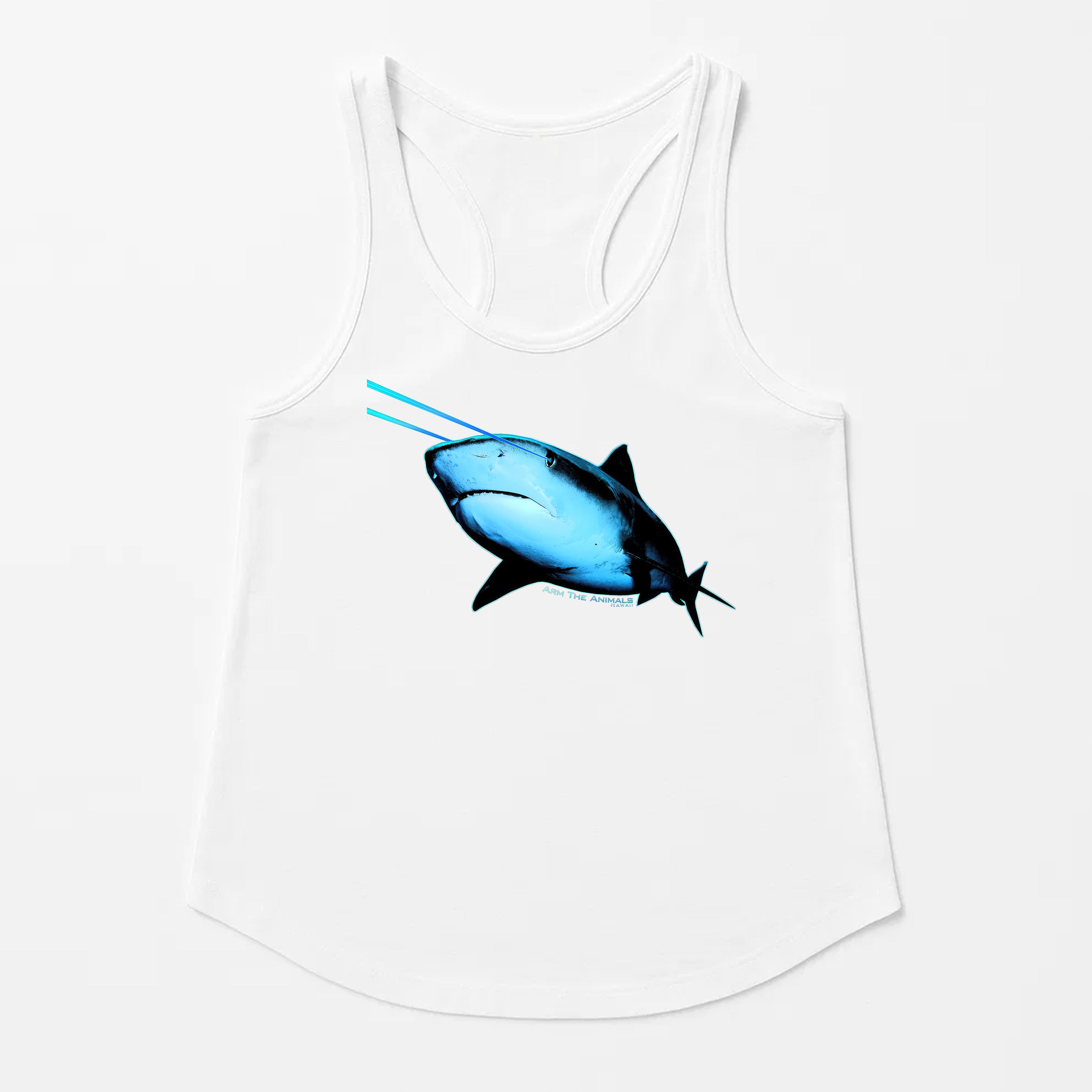Women's | Laser Eye Shark | Racerback Tank