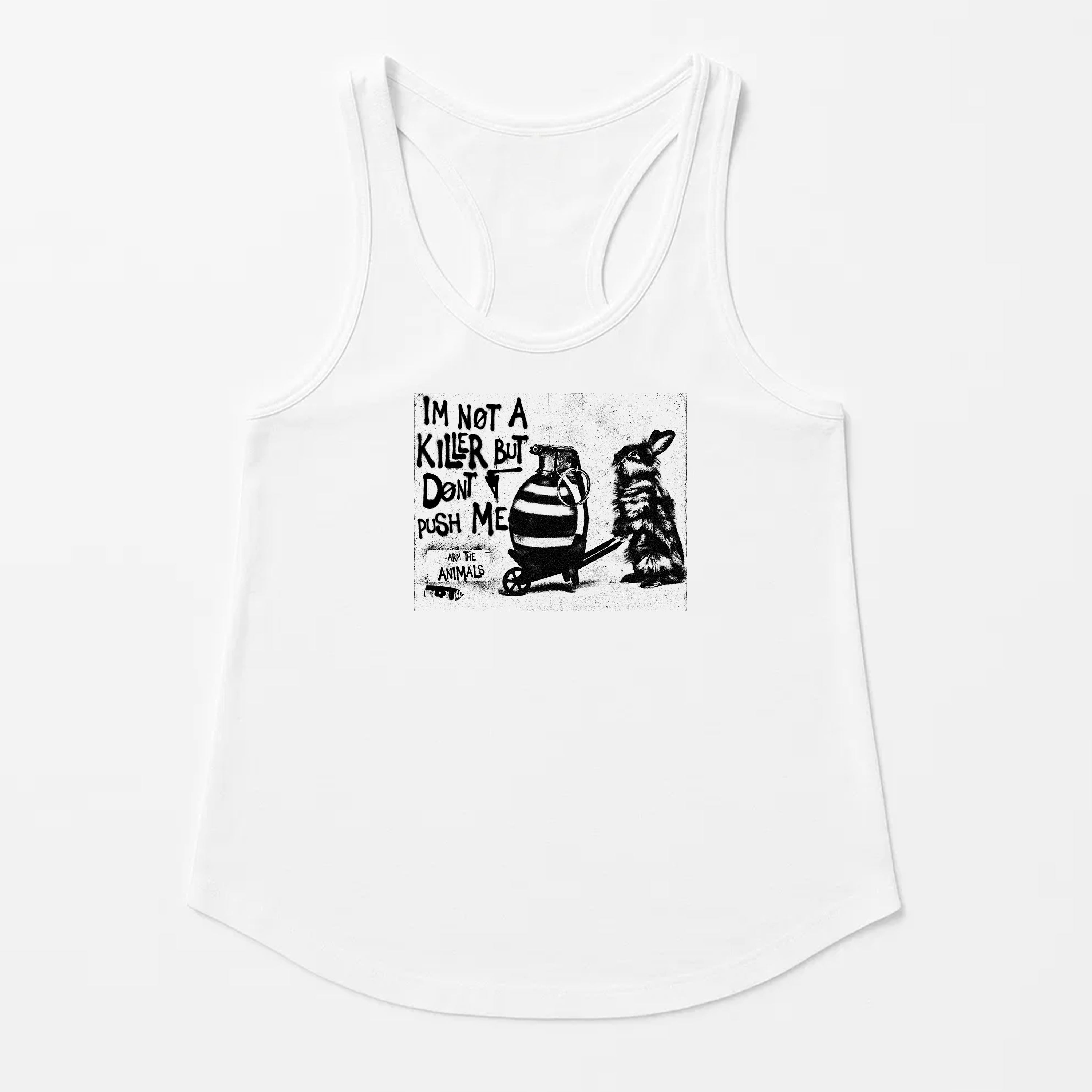 Women's | Don't Push Me | Racerback Tank