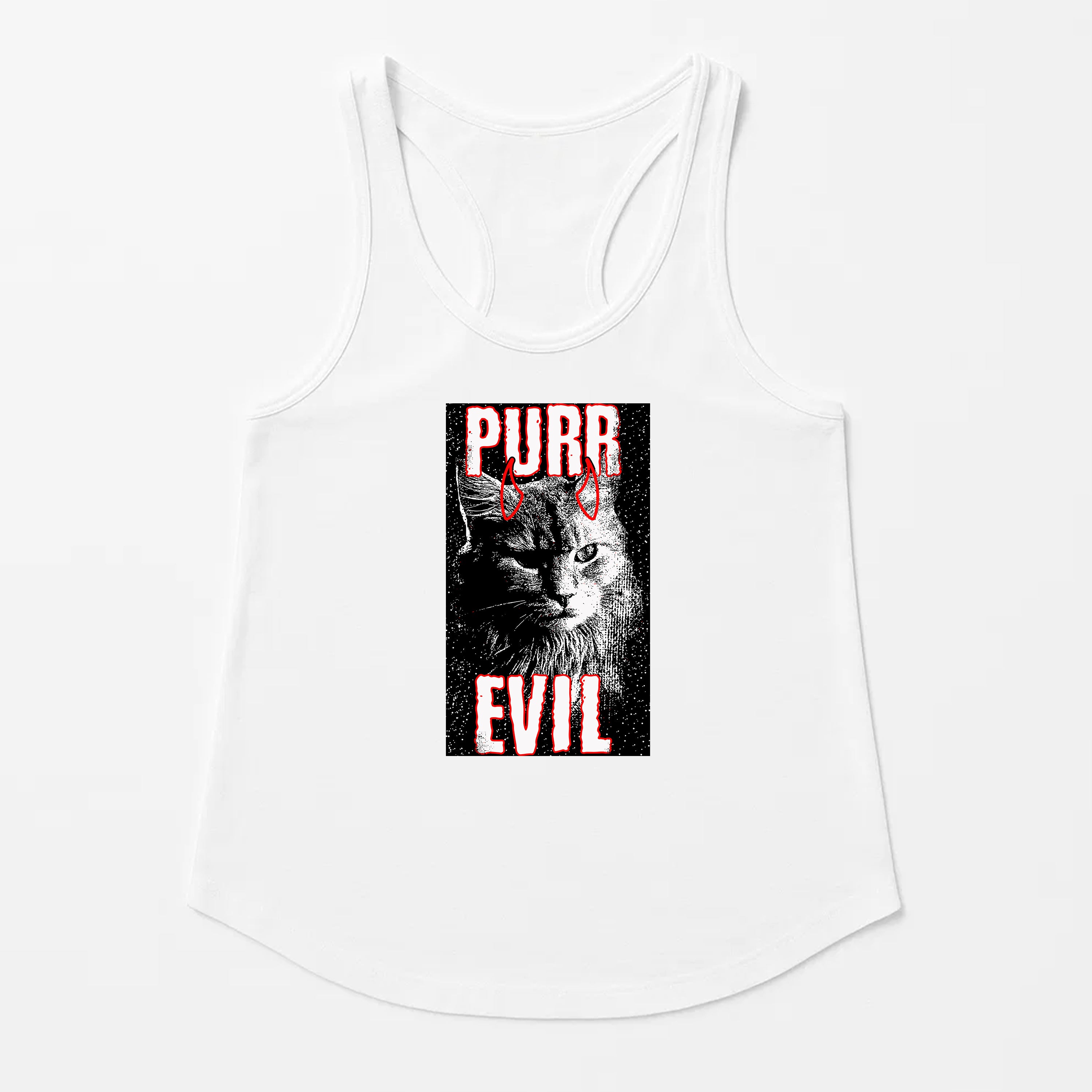 Women's | Purr Evil | Racerback Tank