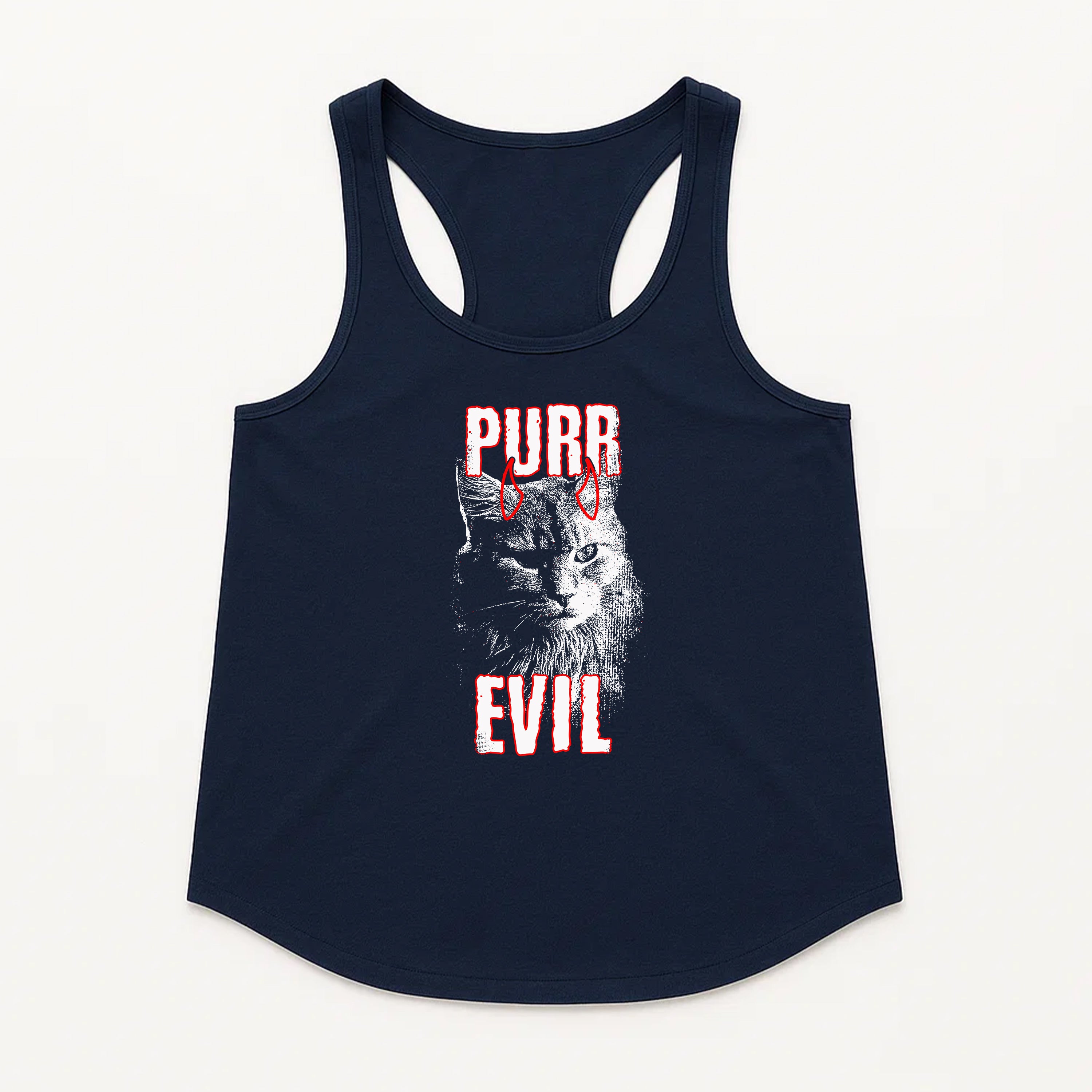 Women's | Purr Evil | Racerback Tank