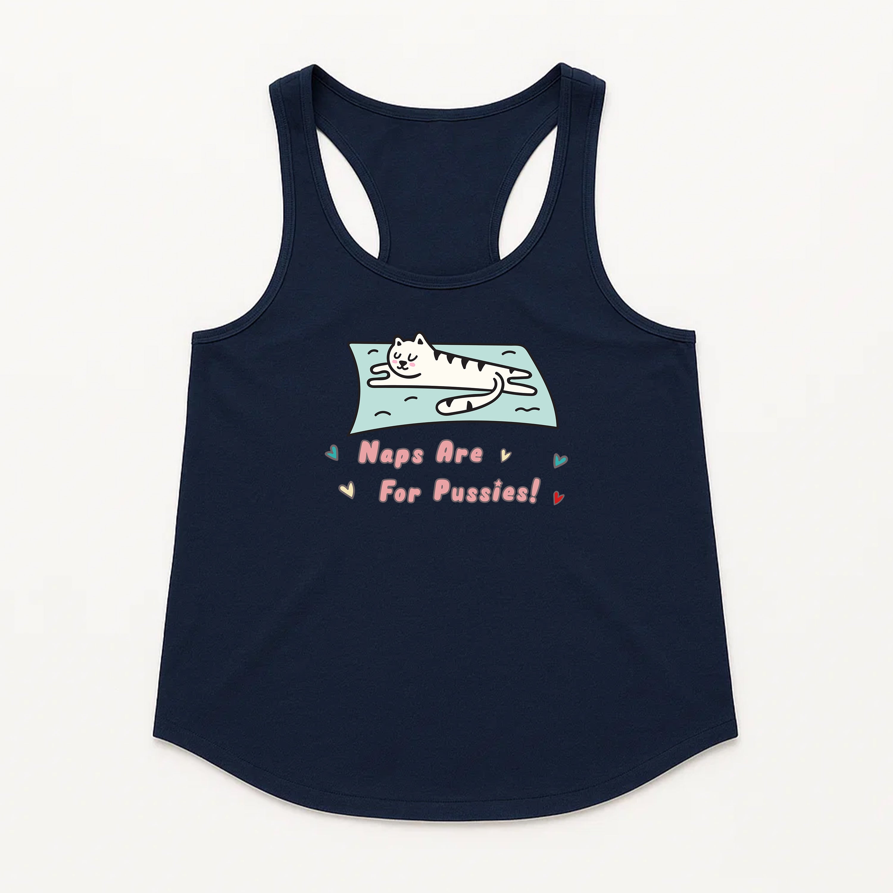 Women's | Naps Are For Pussies | Racerback Tank