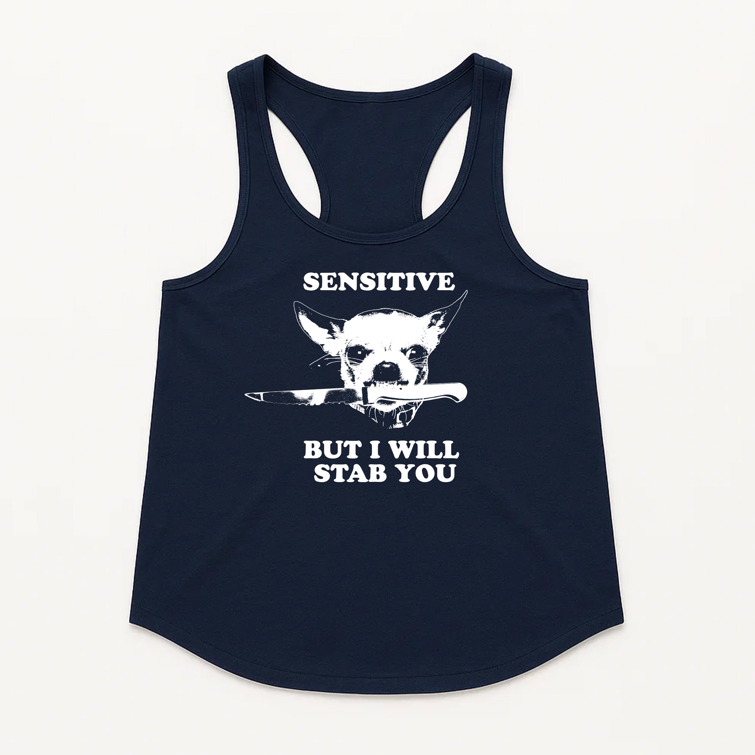 Women's | Sensitive (Dog) | Racerback Tank