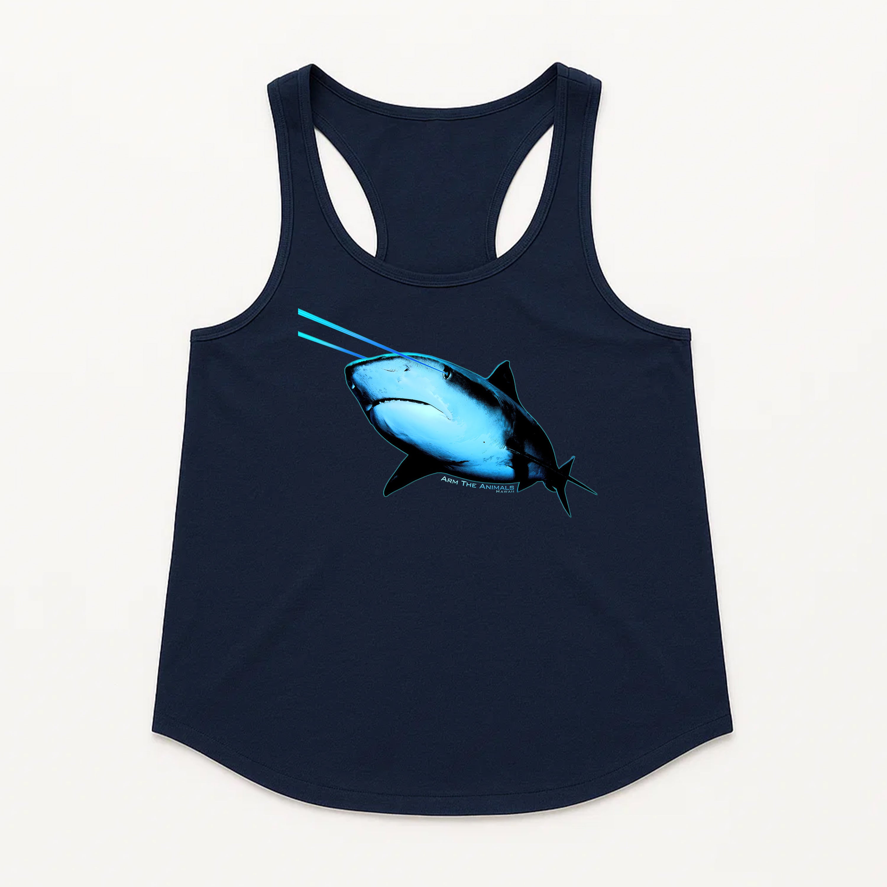 Women's | Laser Eye Shark | Racerback Tank