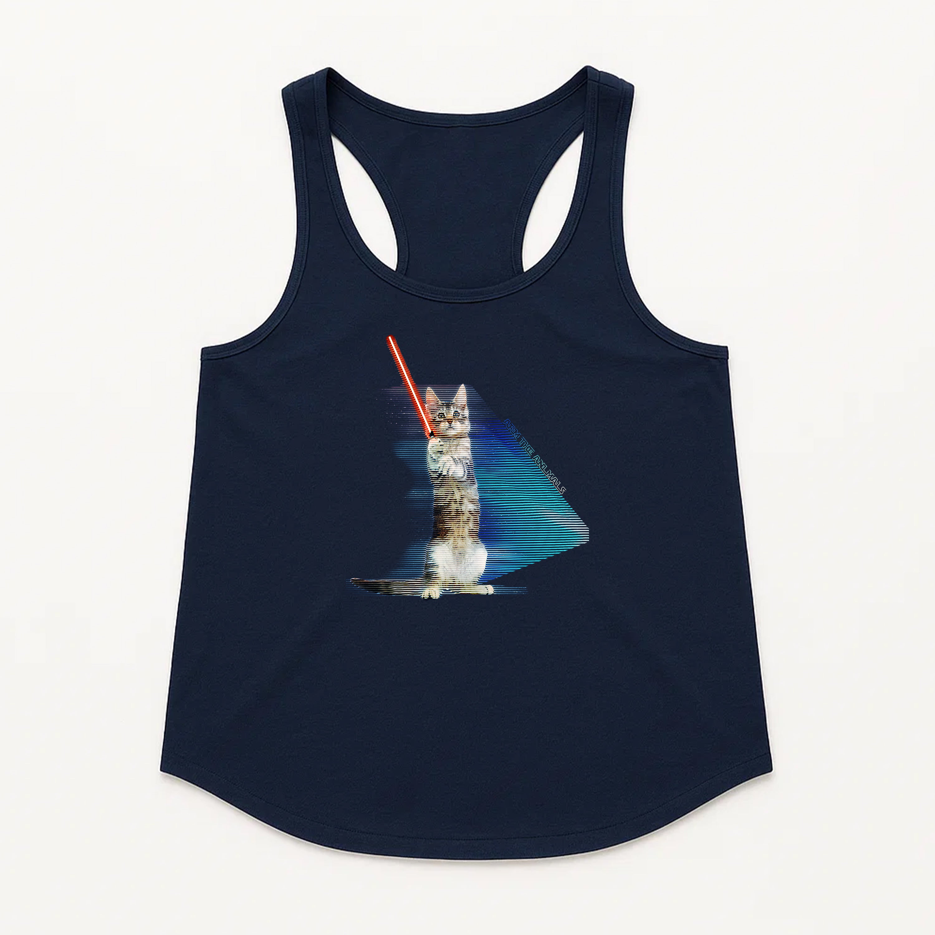 Women's | Hologram Battle Cat | Racerback Tank