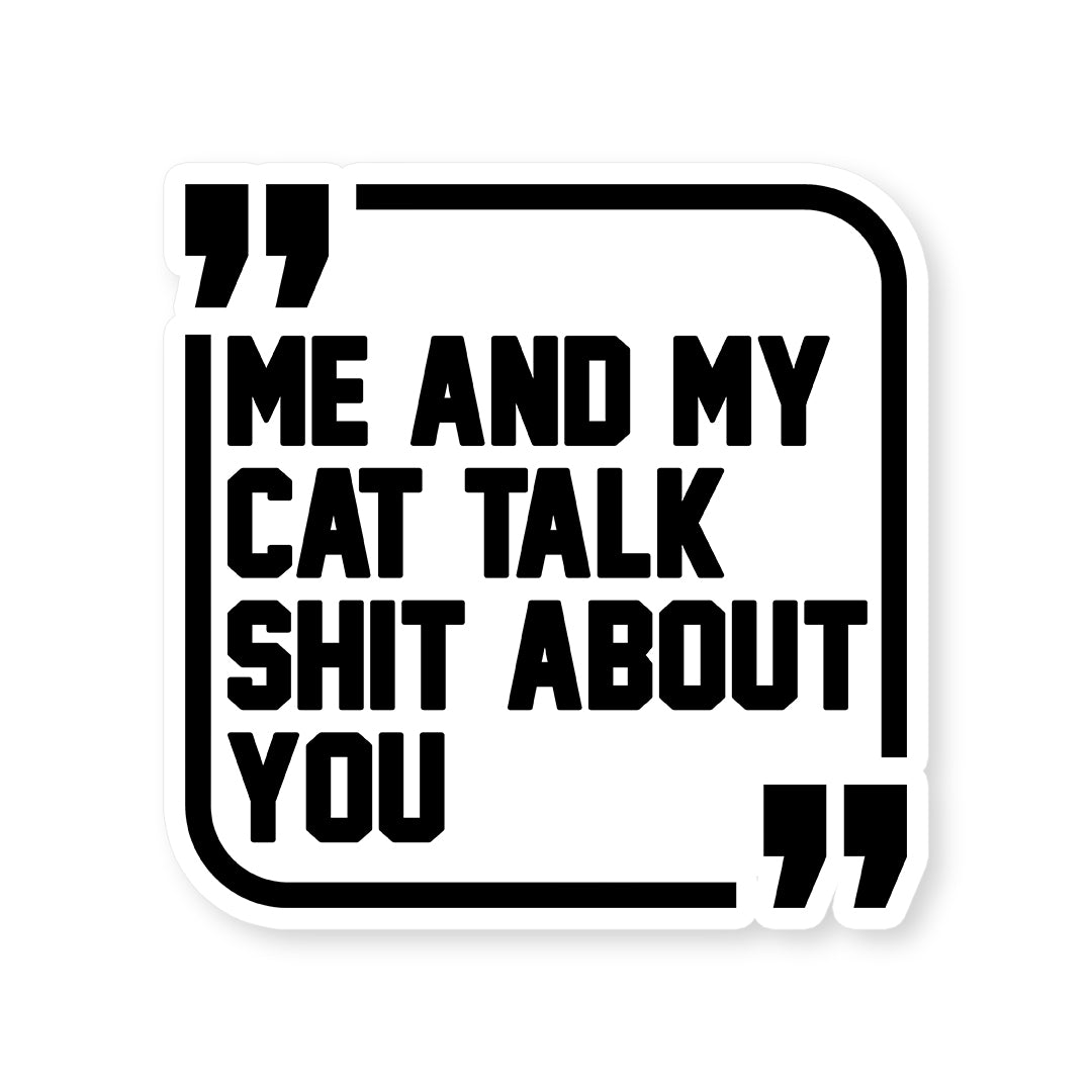 Accessory | Sh*t Talker-Cat | Sticker