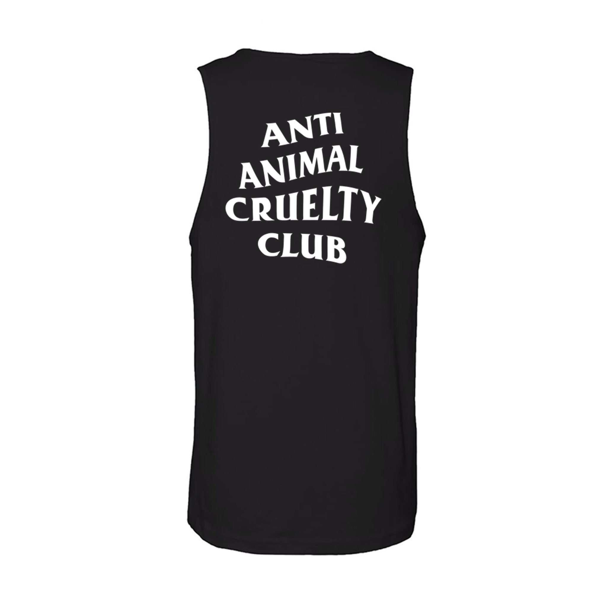 Men's | Anti Animal Cruelty Club | Tank Top - Arm The Animals Clothing LLC