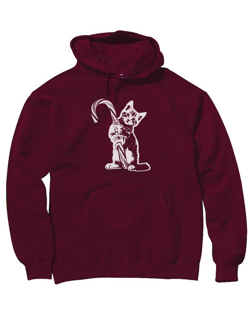 Load image into Gallery viewer, Men&#39;s | Candy Cane Reaper Kitty | Hoodie - Arm The Animals Clothing LLC
