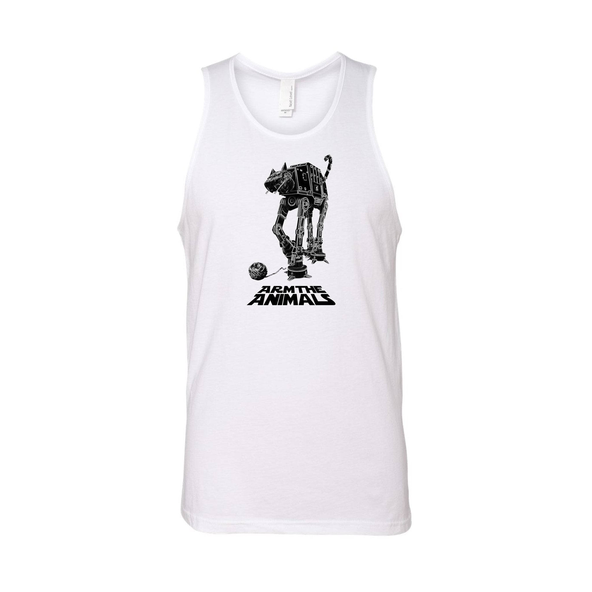 Men's | Cat - At | Tank Top - Arm The Animals Clothing LLC