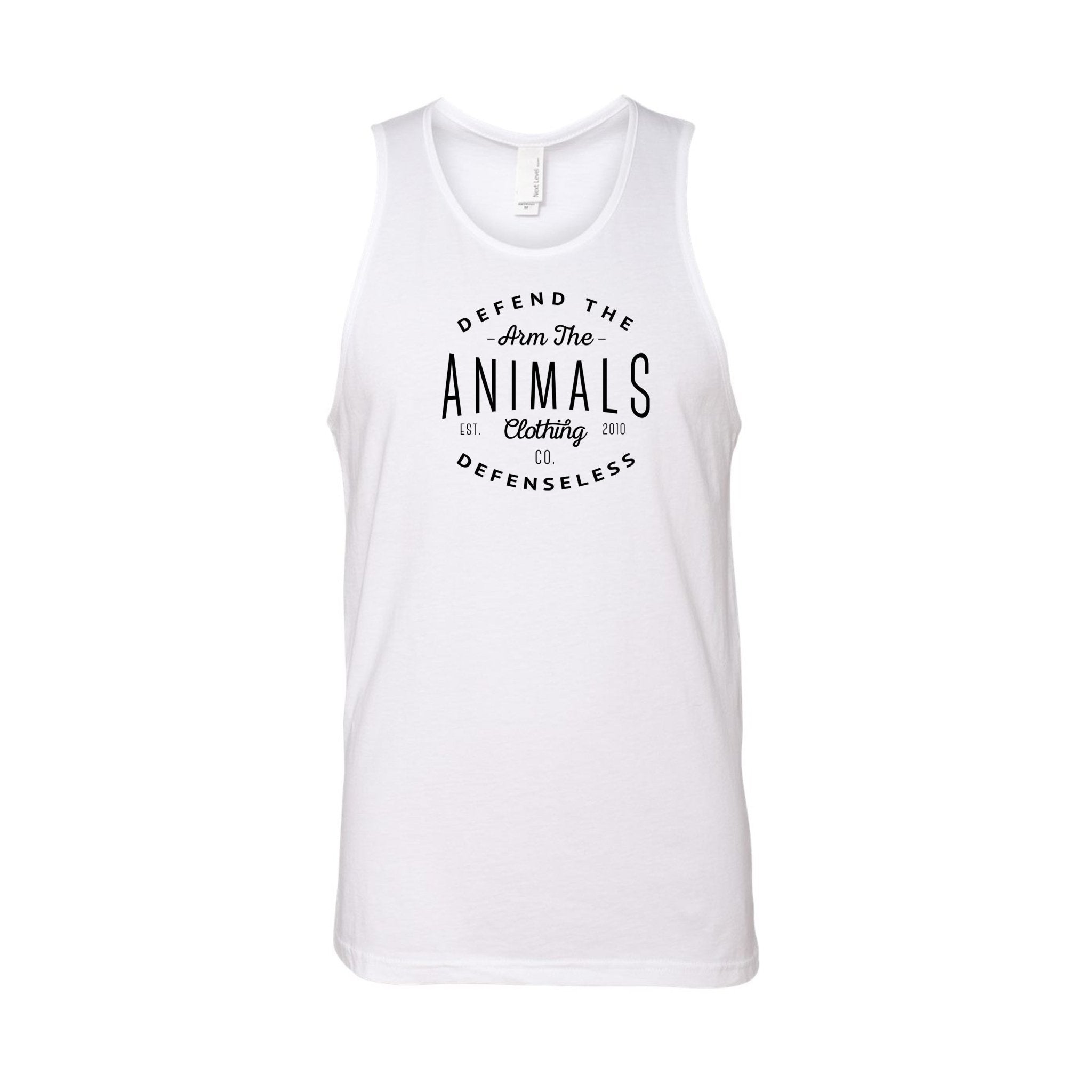 Men's | Defend The Defenseless | Tank Top - Arm The Animals Clothing LLC