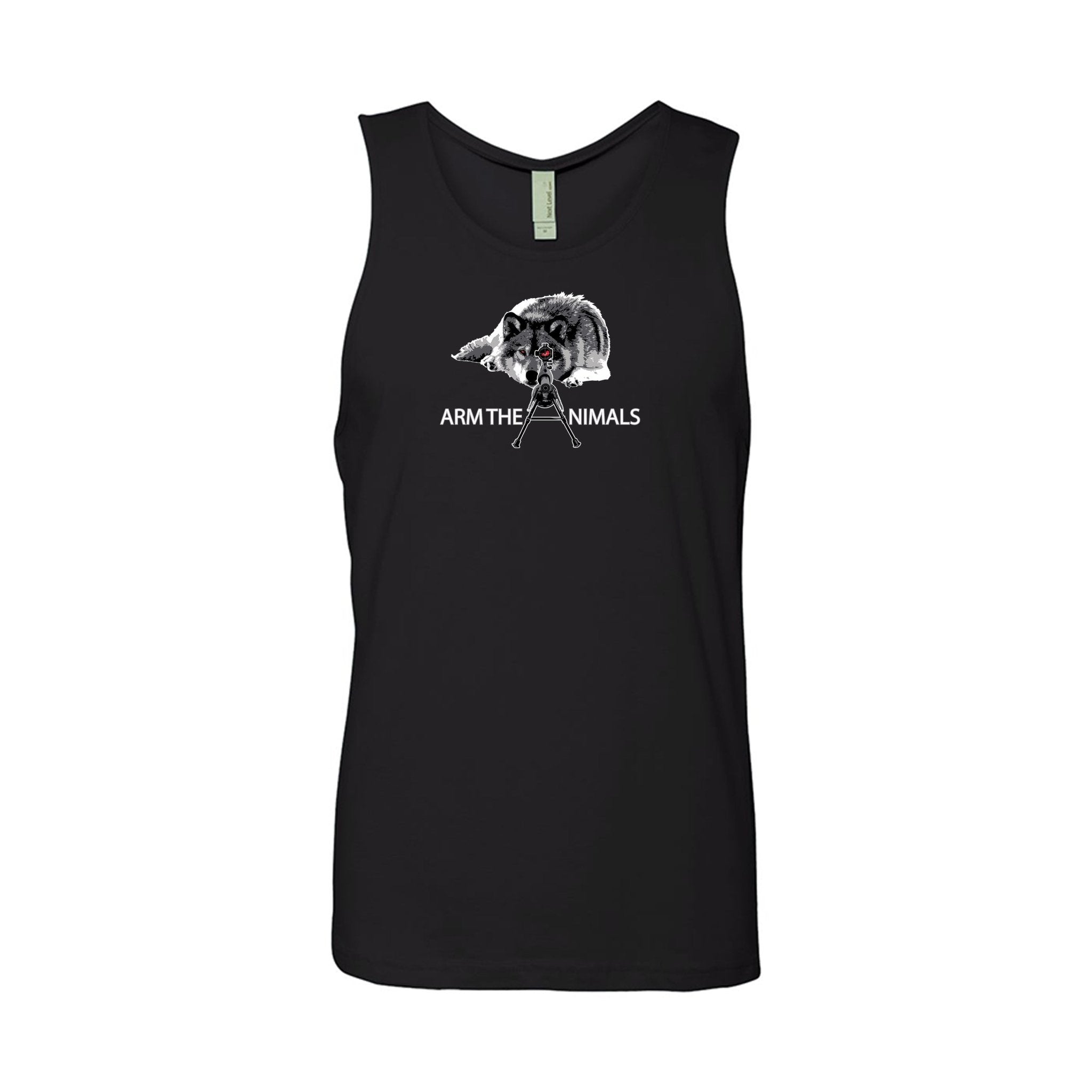 Men's | M - 16 Wolf | Tank Top - Arm The Animals Clothing LLC