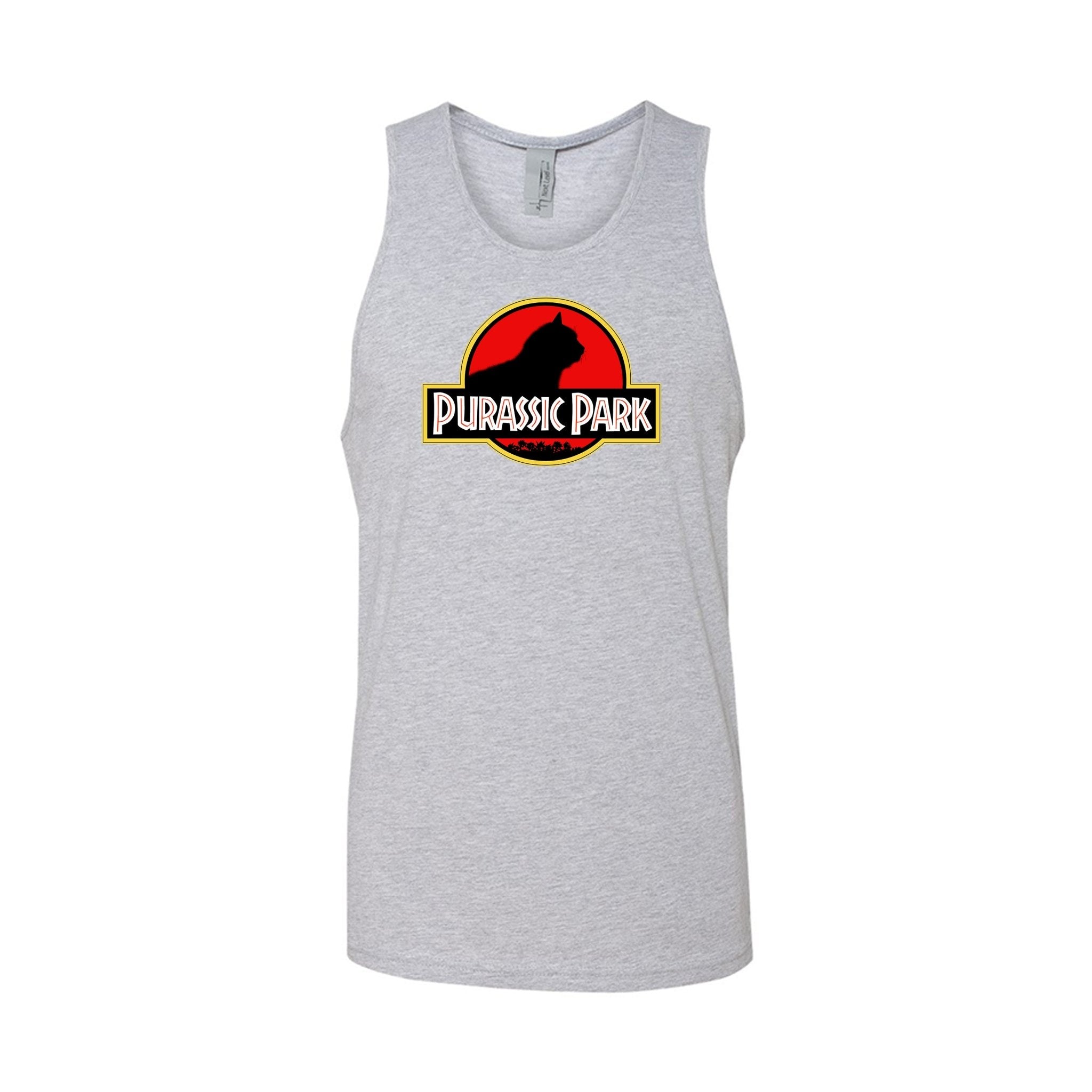 Men's | Purrassic Park | Tank Top - Arm The Animals Clothing LLC