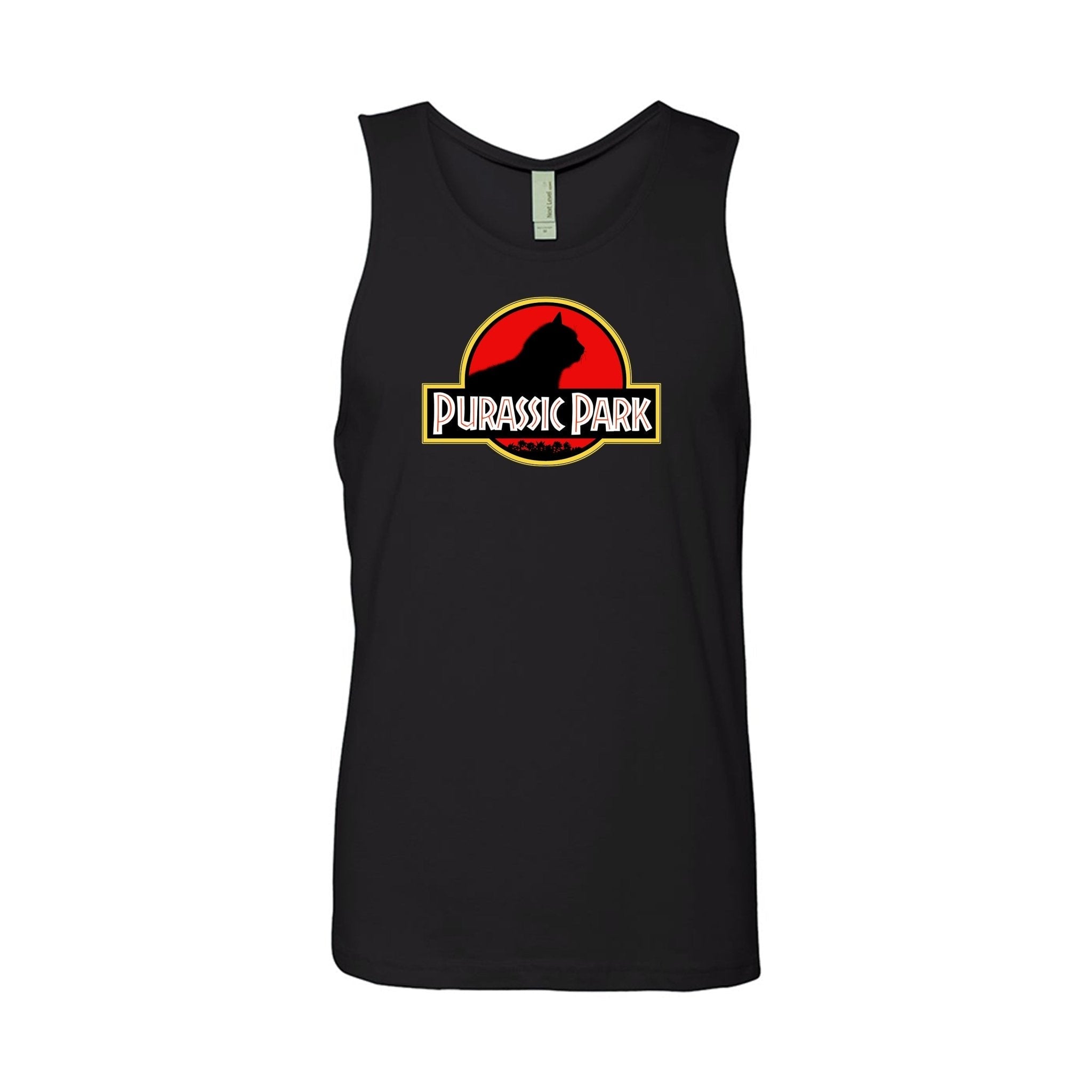 Men's | Purrassic Park | Tank Top - Arm The Animals Clothing LLC