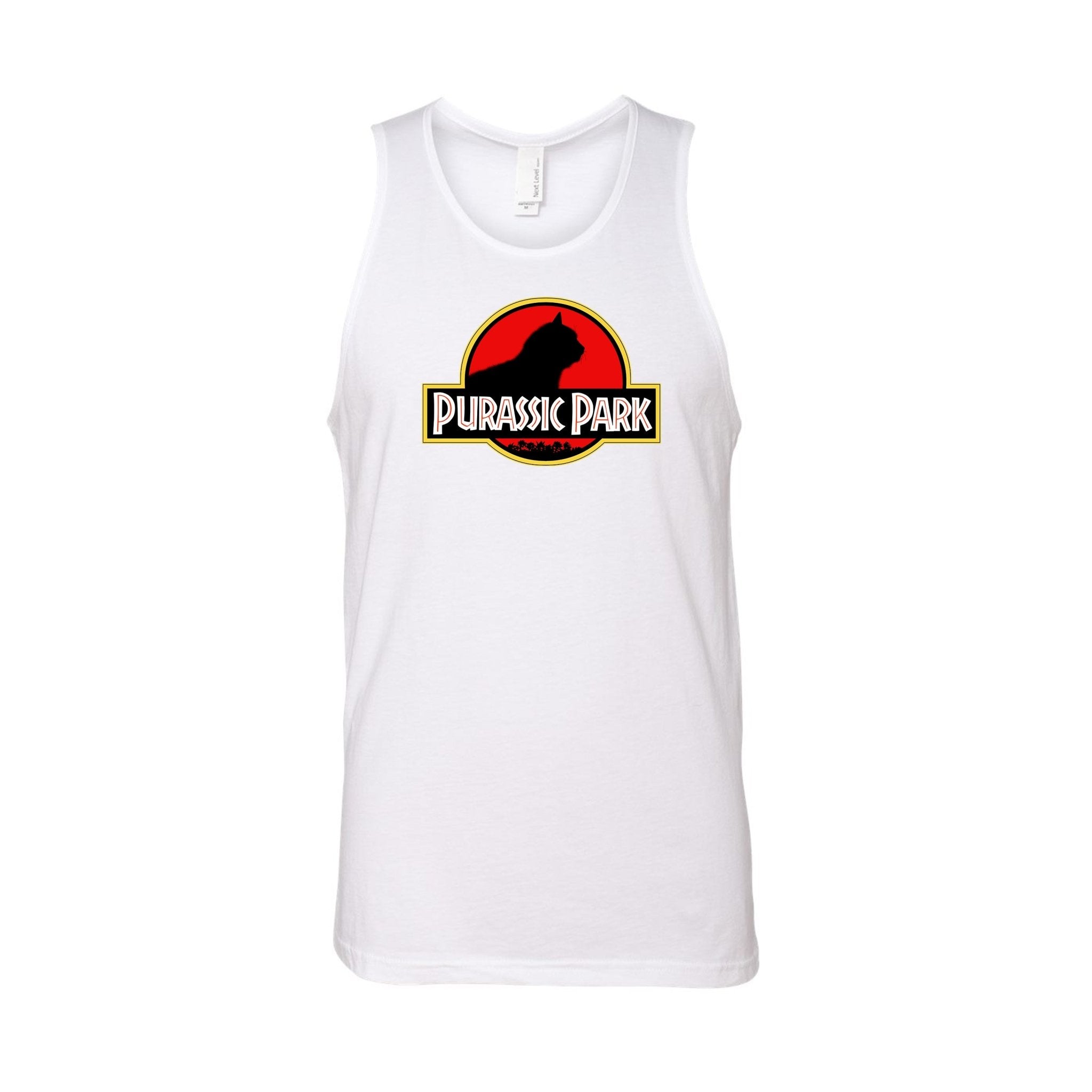 Men's | Purrassic Park | Tank Top - Arm The Animals Clothing LLC
