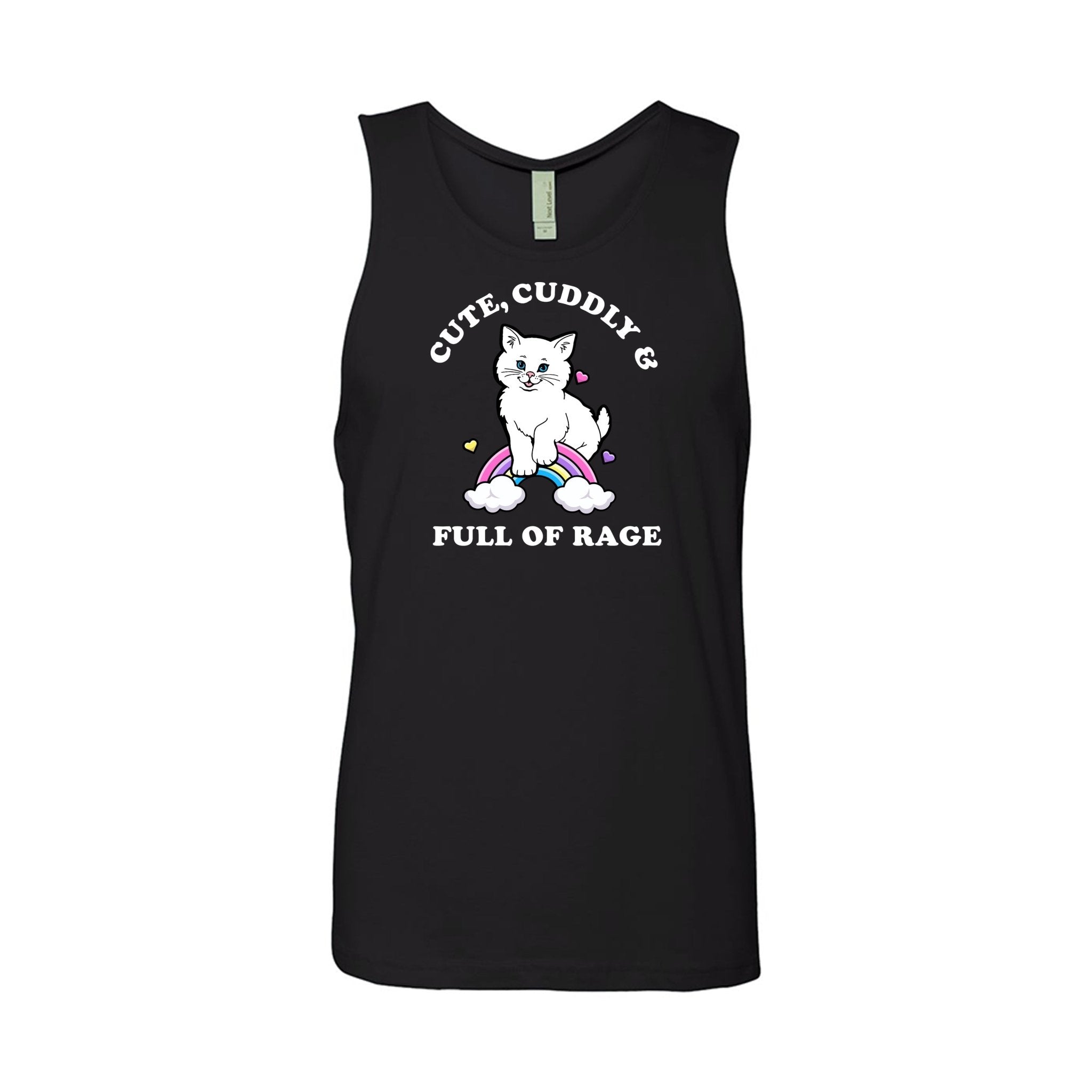 Men's | Rage Kitty | Tank Top - Arm The Animals Clothing LLC
