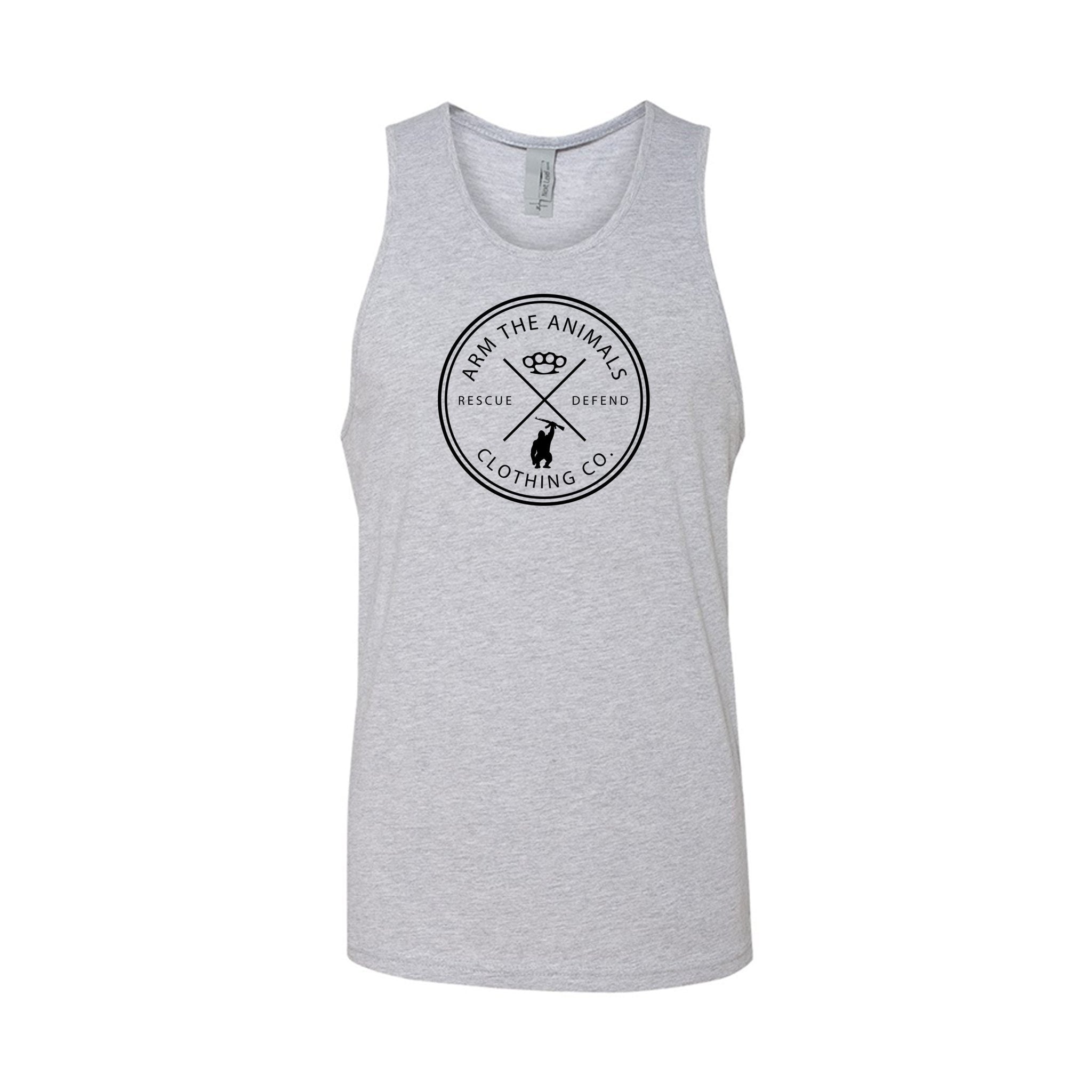Men's | Rescue Knuckles Logo | Tank Top - Arm The Animals Clothing LLC