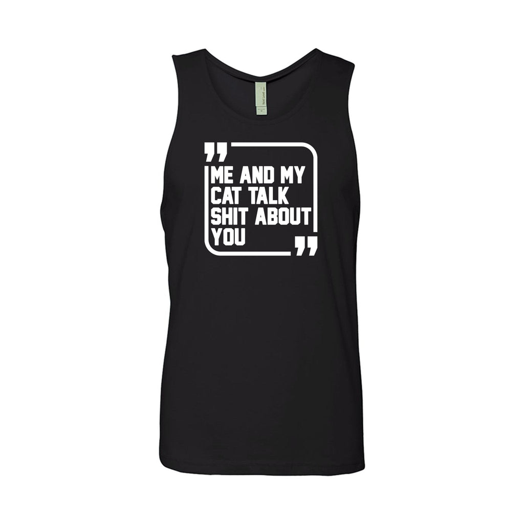 Men's | Sh*t Talker - Cat | Tank Top - Arm The Animals Clothing LLC