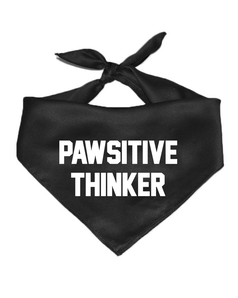 Accessory | Pawsitive Thinker | Square Cotton Bandana