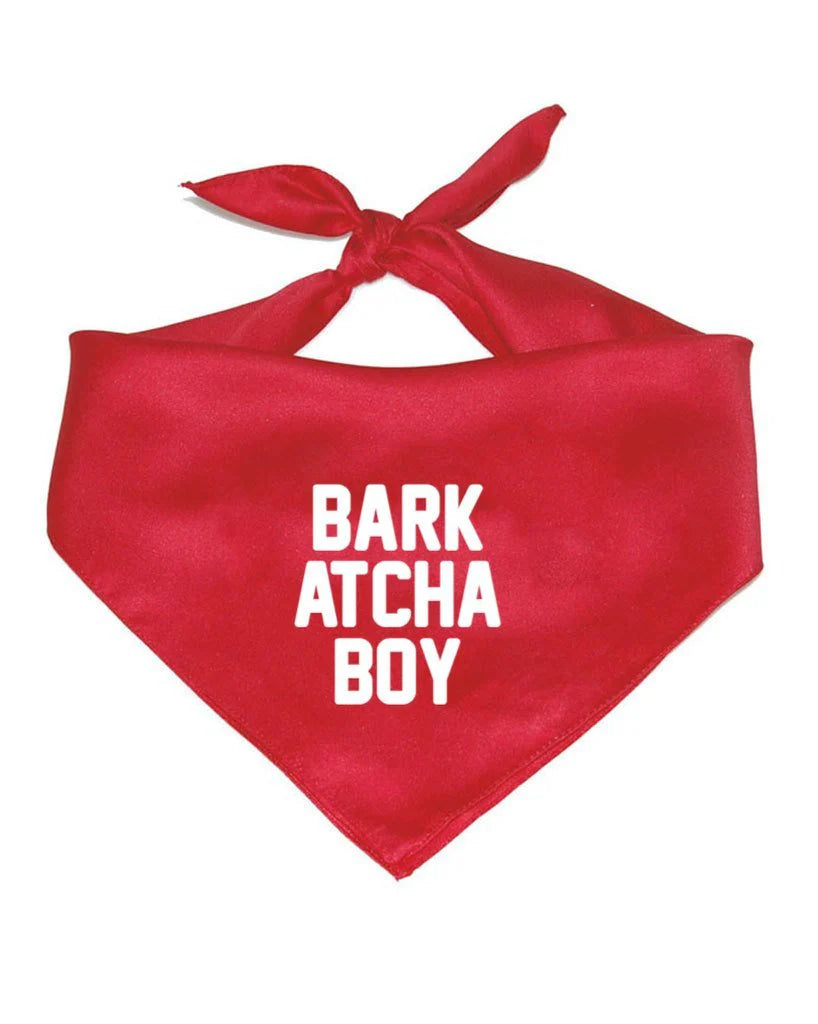Accessory | Bark Atcha Boy | Square Cotton Bandana