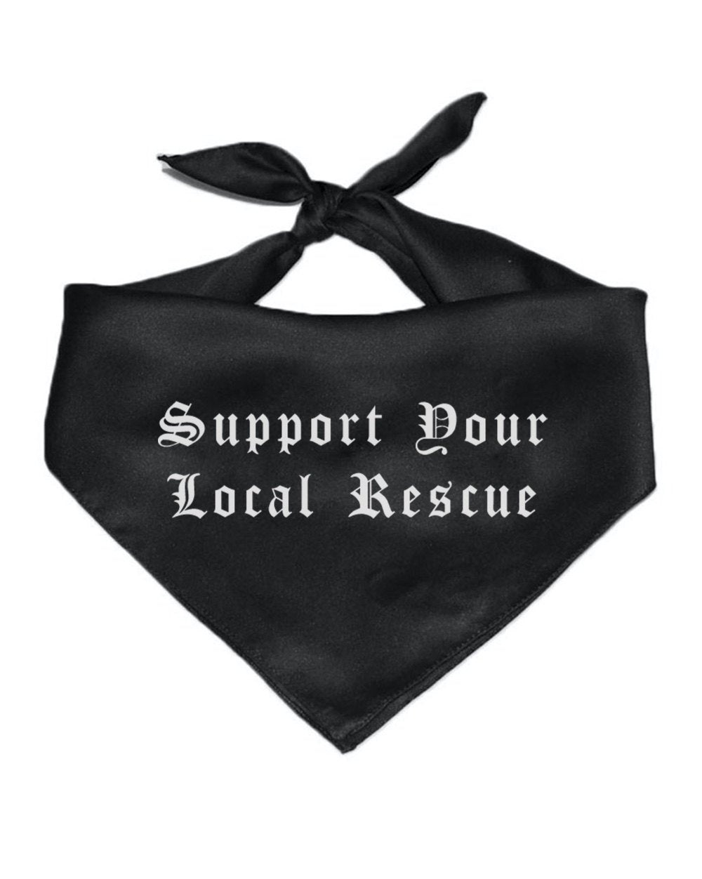 Accessory | Support Your Local Rescue | Square Cotton Bandana