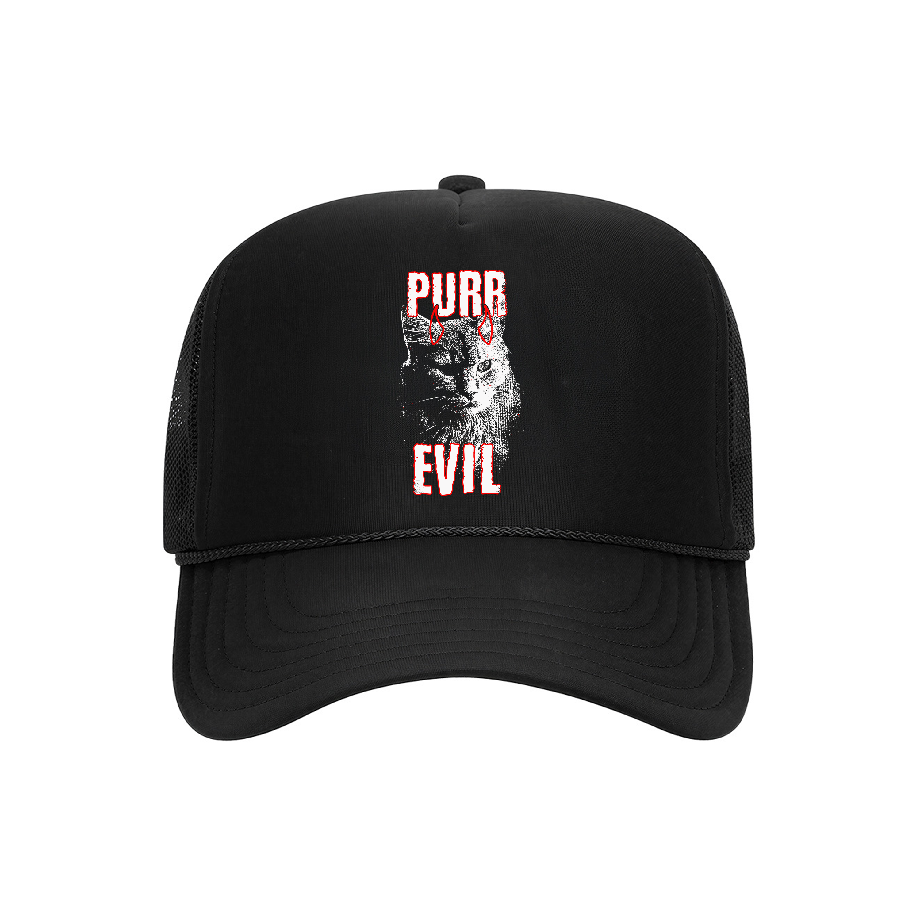 Accessory | Purr Evil | Trucker Hat
