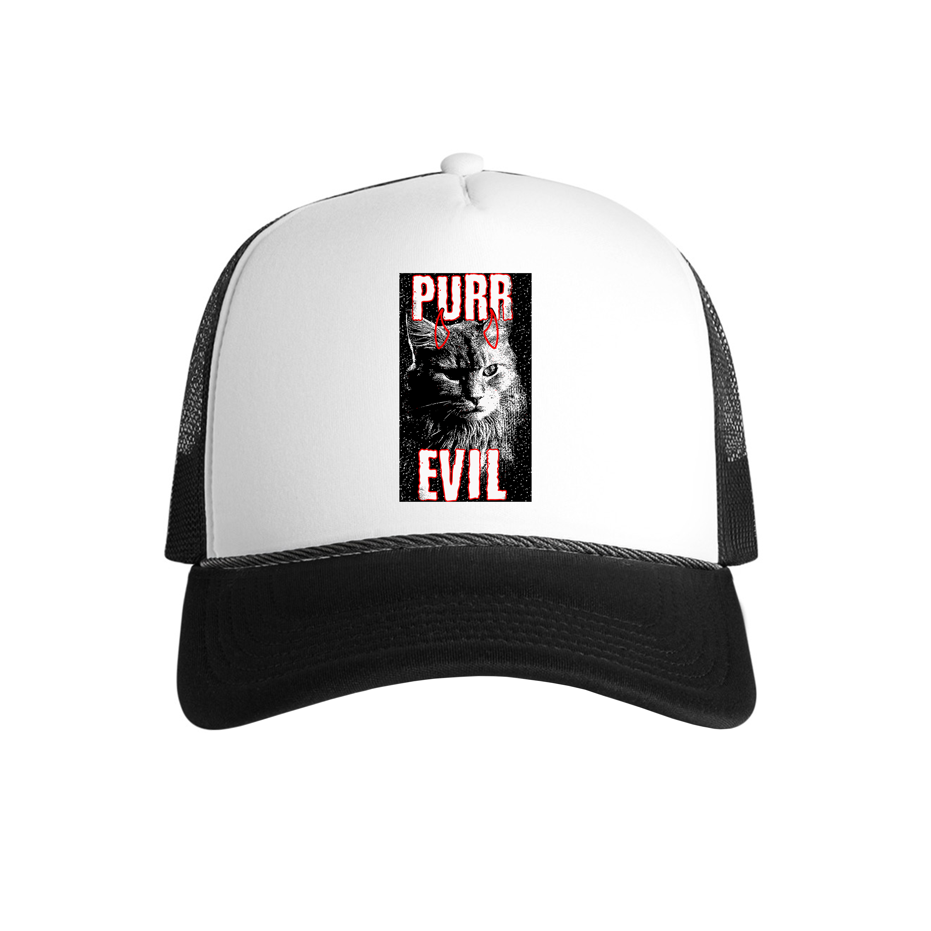 Accessory | Purr Evil | Trucker Hat