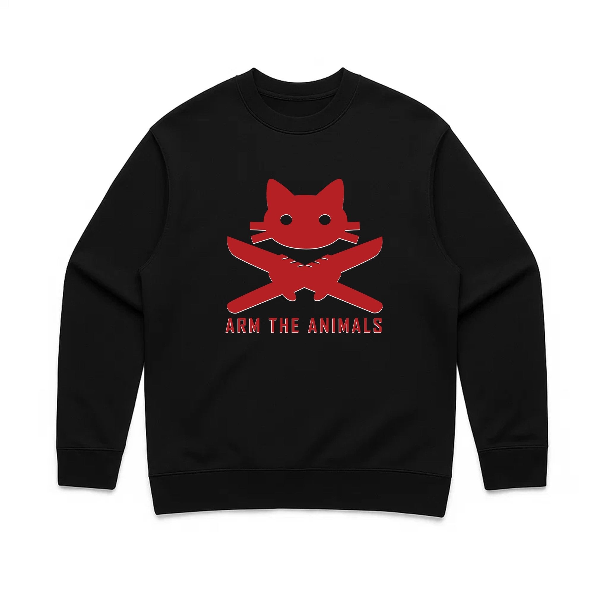 Unisex | 9 Lives 2 Lose | Crewneck Sweatshirt - Arm The Animals Clothing LLC