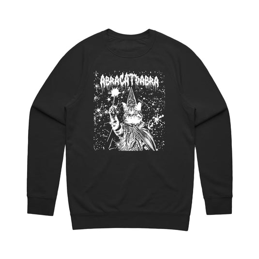 Unisex | AbraCATdabra | Crewneck Sweatshirt - Arm The Animals Clothing LLC