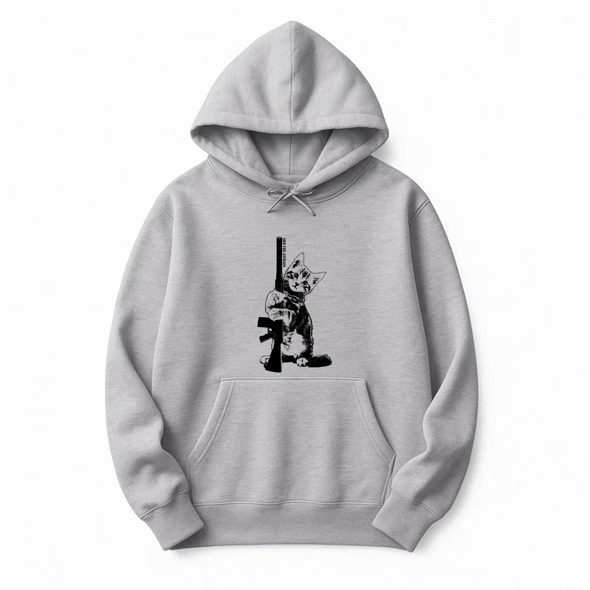 Unisex | Ain't Kitten Around | Hoodie - Arm The Animals Clothing LLC